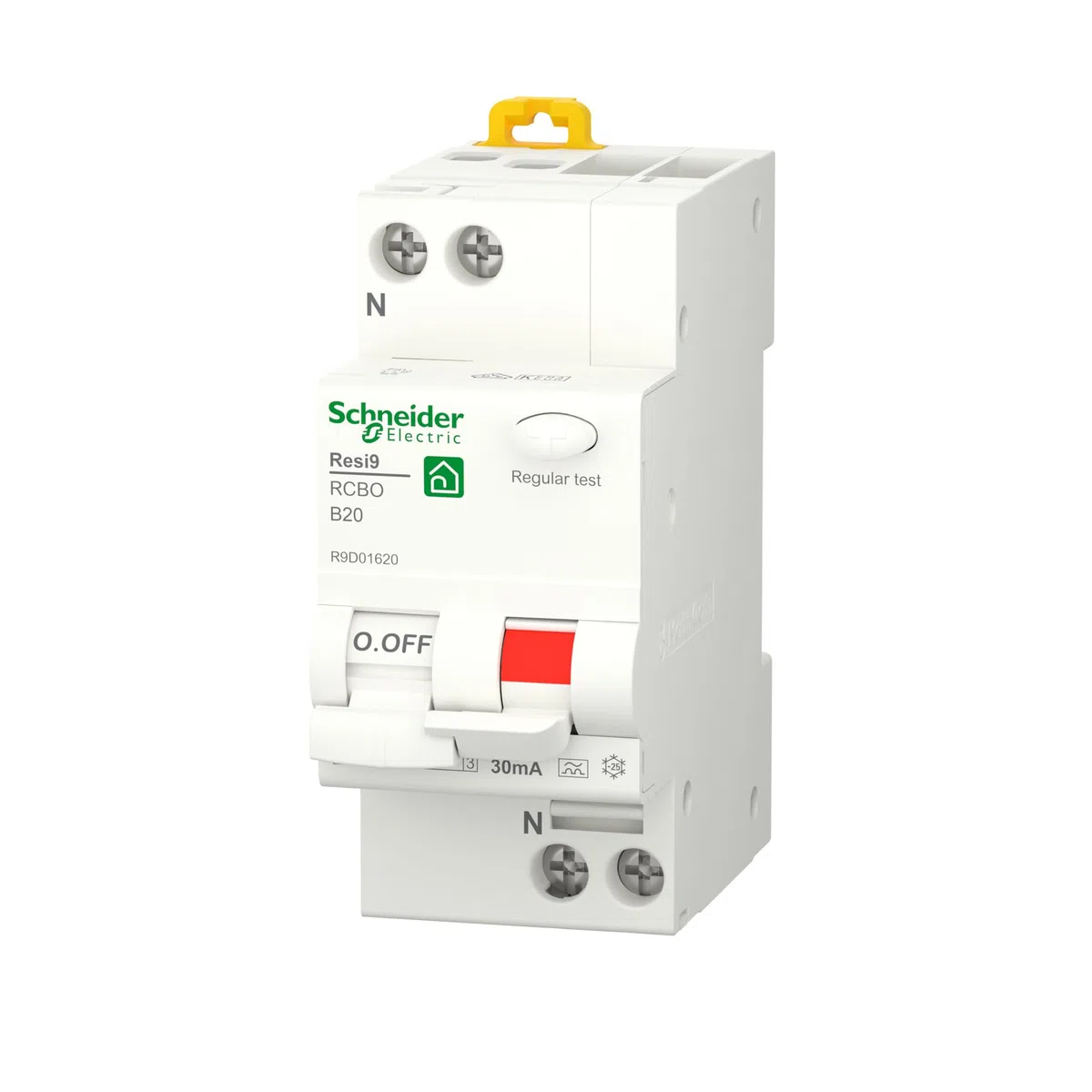 SCHNEIDER R9D01620 1P+N 20A B-Char 30mA type A 6kA