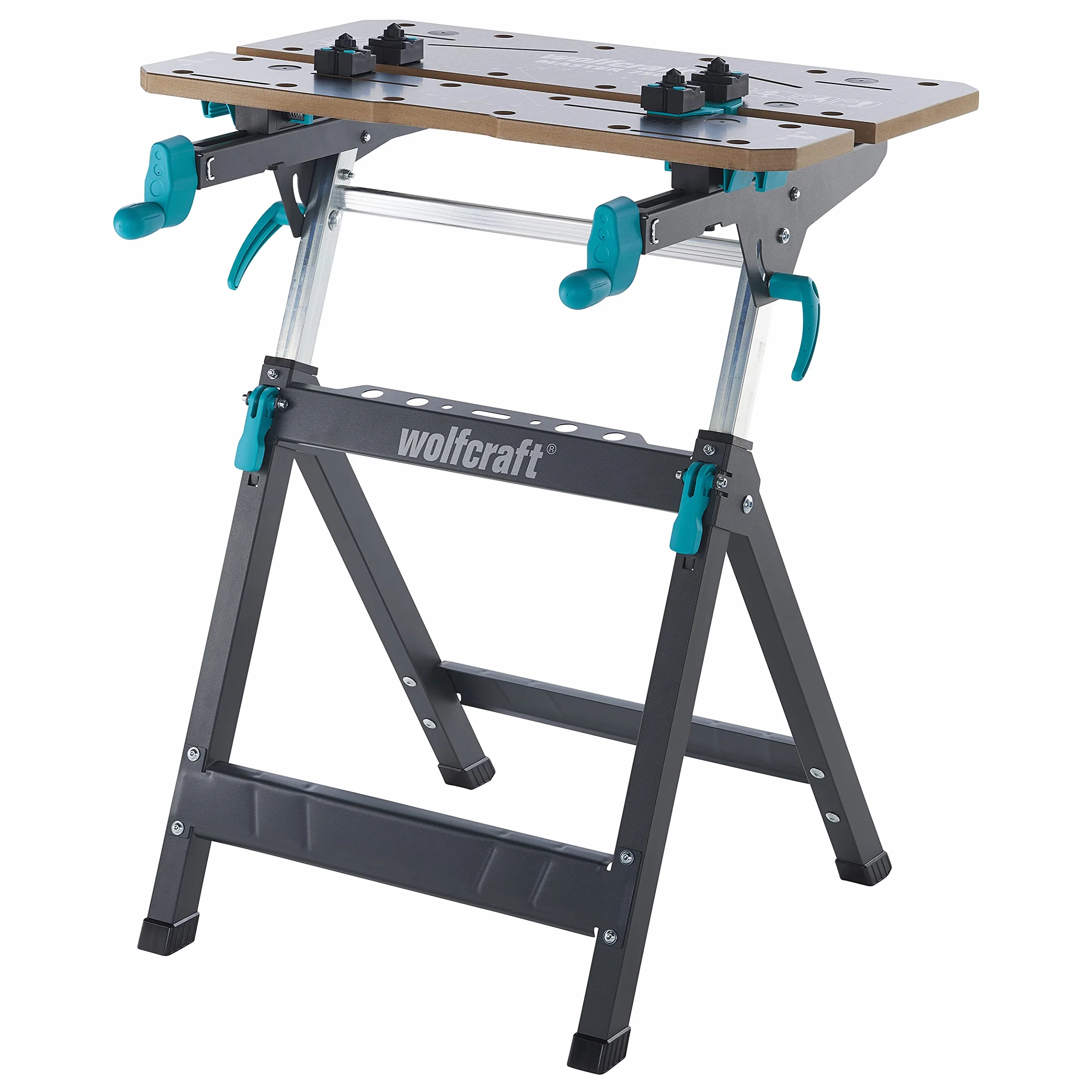 wolfcraft Établi de serrage et support de machine MASTER 750 ERGO réglable en hauteur