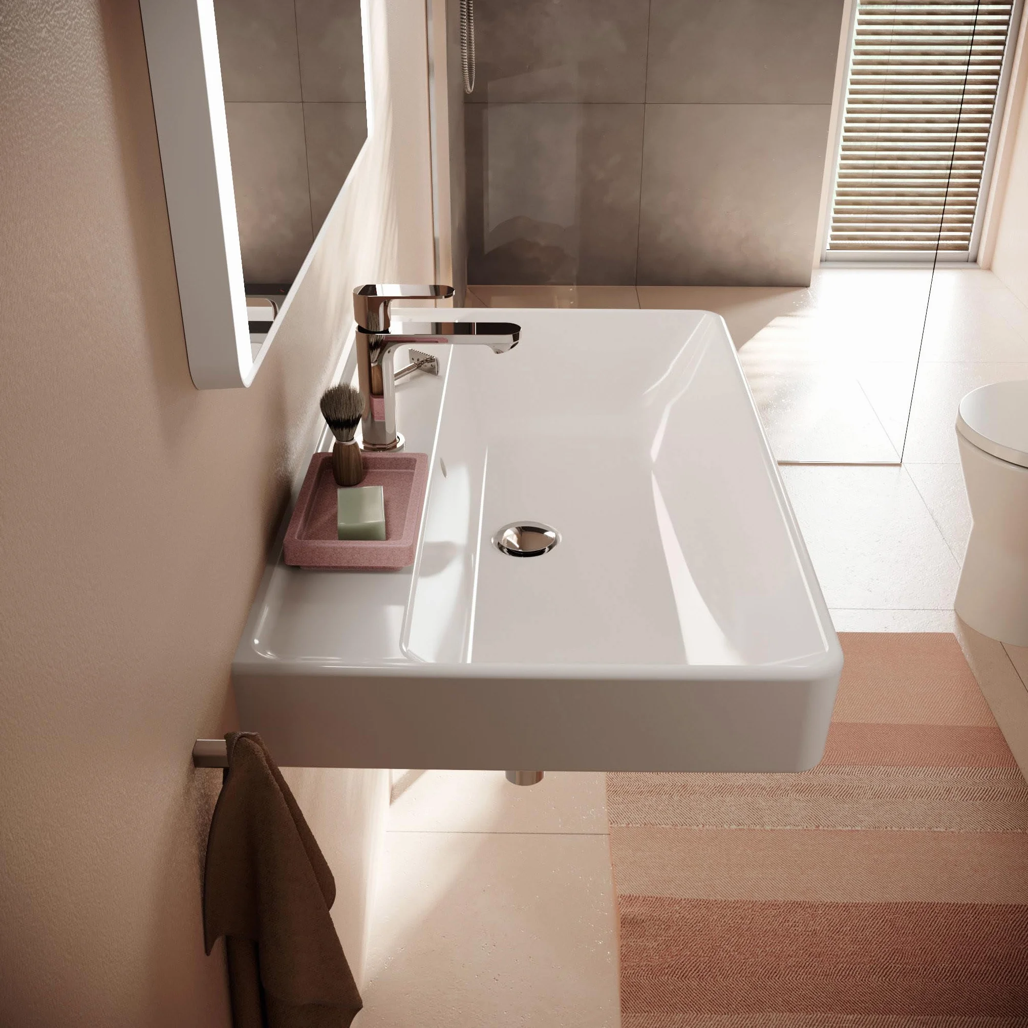 hansgrohe bonde Push-Open pour lavabo et bidet avec trop-plein Chromé