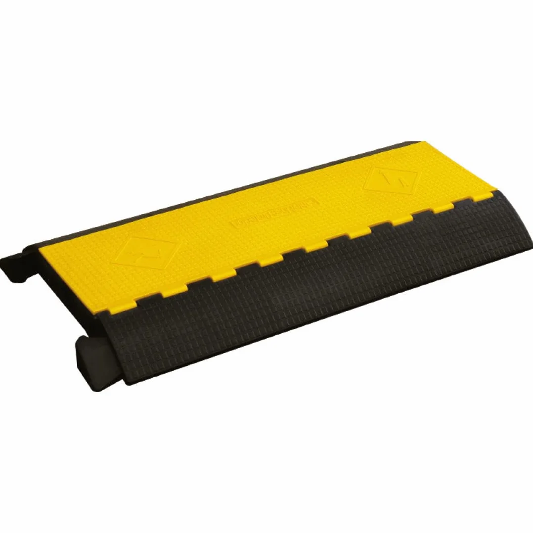 Arnocanali ZTC3 Walkable Canal passe-câble inclinable 500 x 75/3 mm Noir/Jaune
