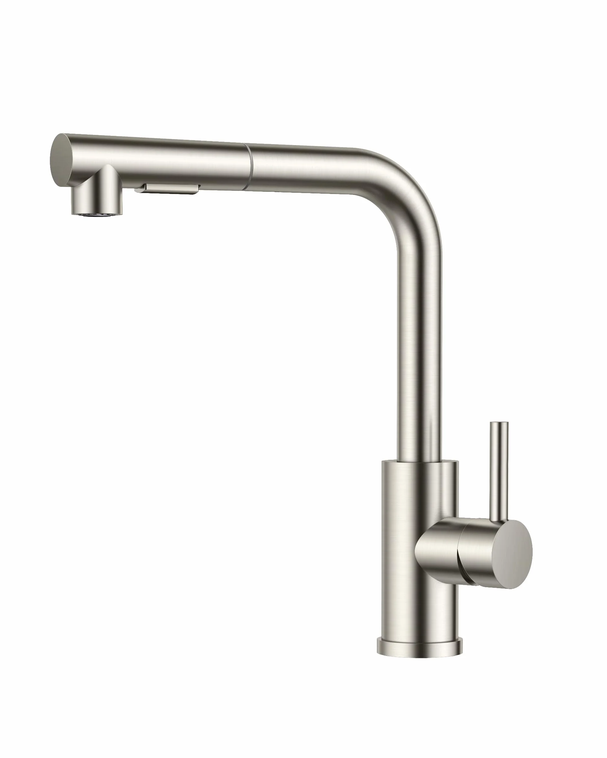 FORIOUS Robinet Cuisine Mitigeur avec Douchette Extractible 2 Modes Pivotant 360° Acier Inoxydable
