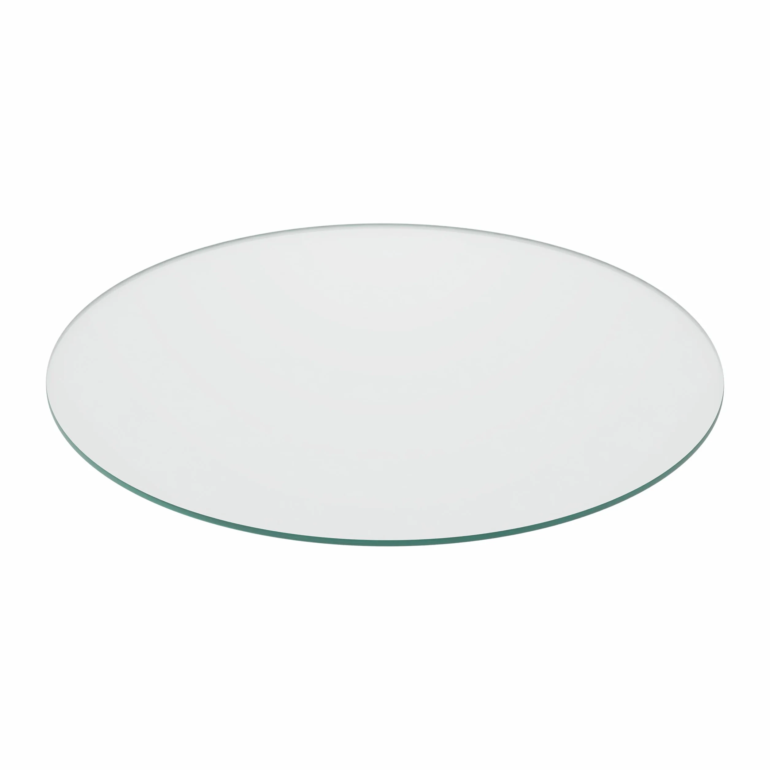 Relaxdays Plaque en Verre de sécurité trempé Ronde Ø 70 cm 8 mm d'épaisseur Transparente