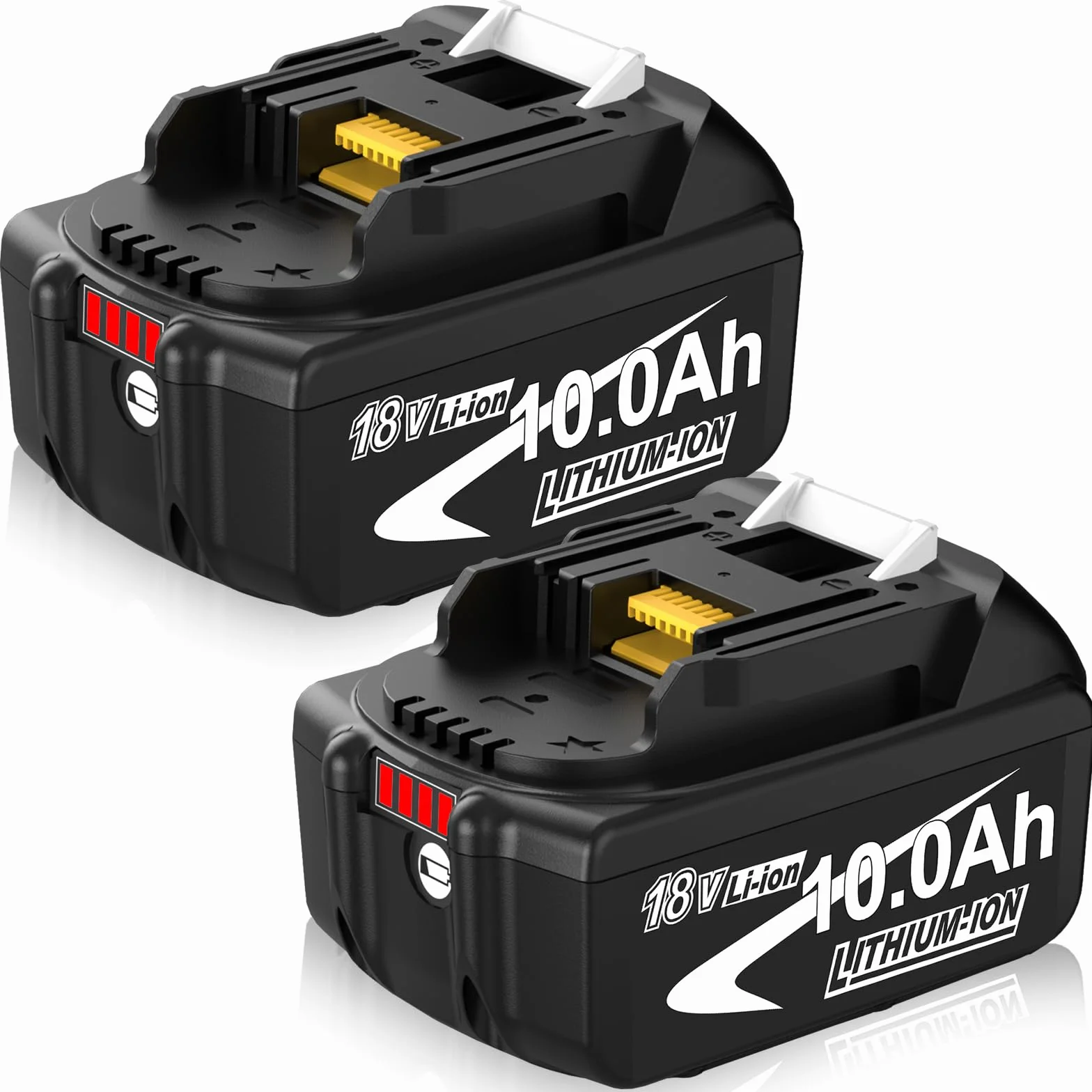 Makita 18V Batterie BL1850B BL1860B 10000mAh Dosctt Remplacement avec Indicateur LED