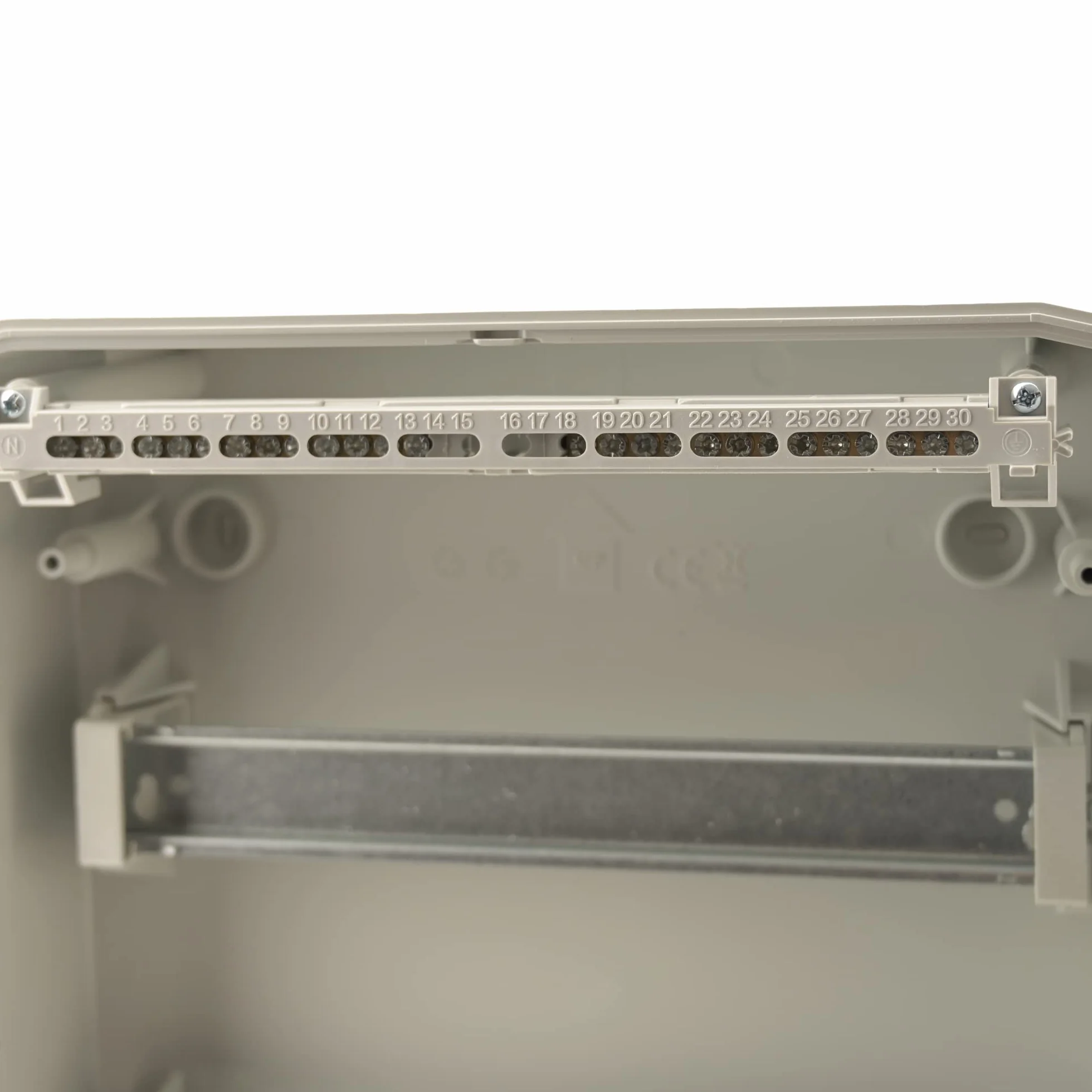 Intratec Coffret de Distribution en Saillie 2 Rangée IP65 24 Modules DIN 400VAC 1500VDC 318 x 384 x 144 mm