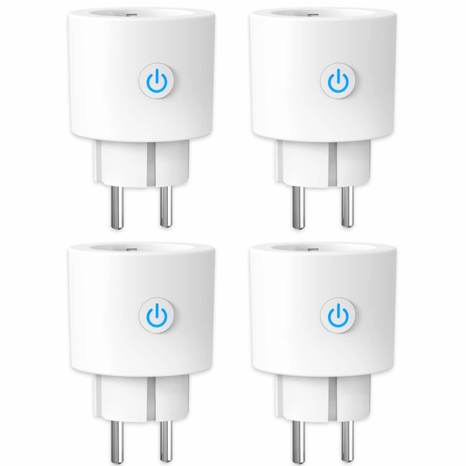 ANTELA Prise Connectée WiFi 16A 3680W Mesure Consommation Électrique, Prise Intelligente Alexa Google Home APP Contrôle Horaires Minuterie