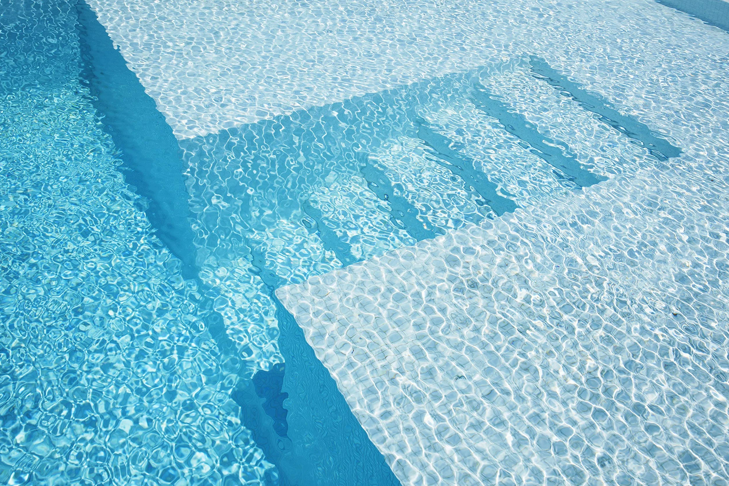 CAIRCON Peinture époxy piscine et bassin pour béton, ciment et carrelage Bleu clair 10Kg