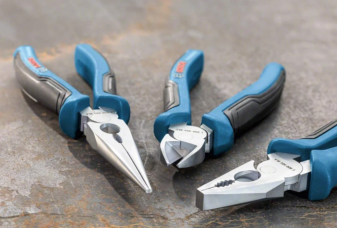 Bosch Professional set de 3 pinces L-BOXX universelle long bec coupante diagonale