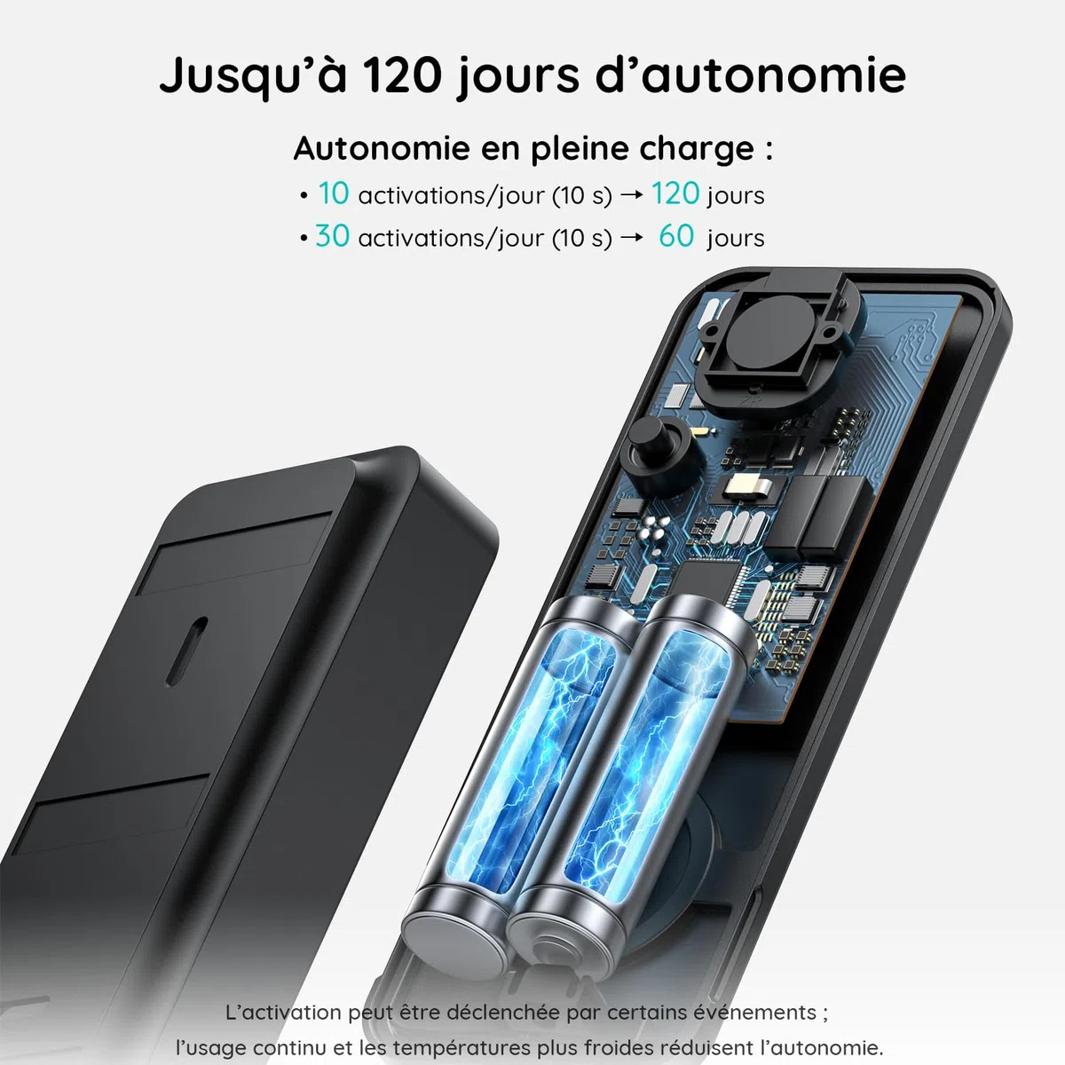 BOIFUN 2K 3MP Sonnette sans Fil Exterieur IP65 Etanche Vue Panoramique 180° Détection IA Compatible Alexa Wi-Fi 2,4 GHz