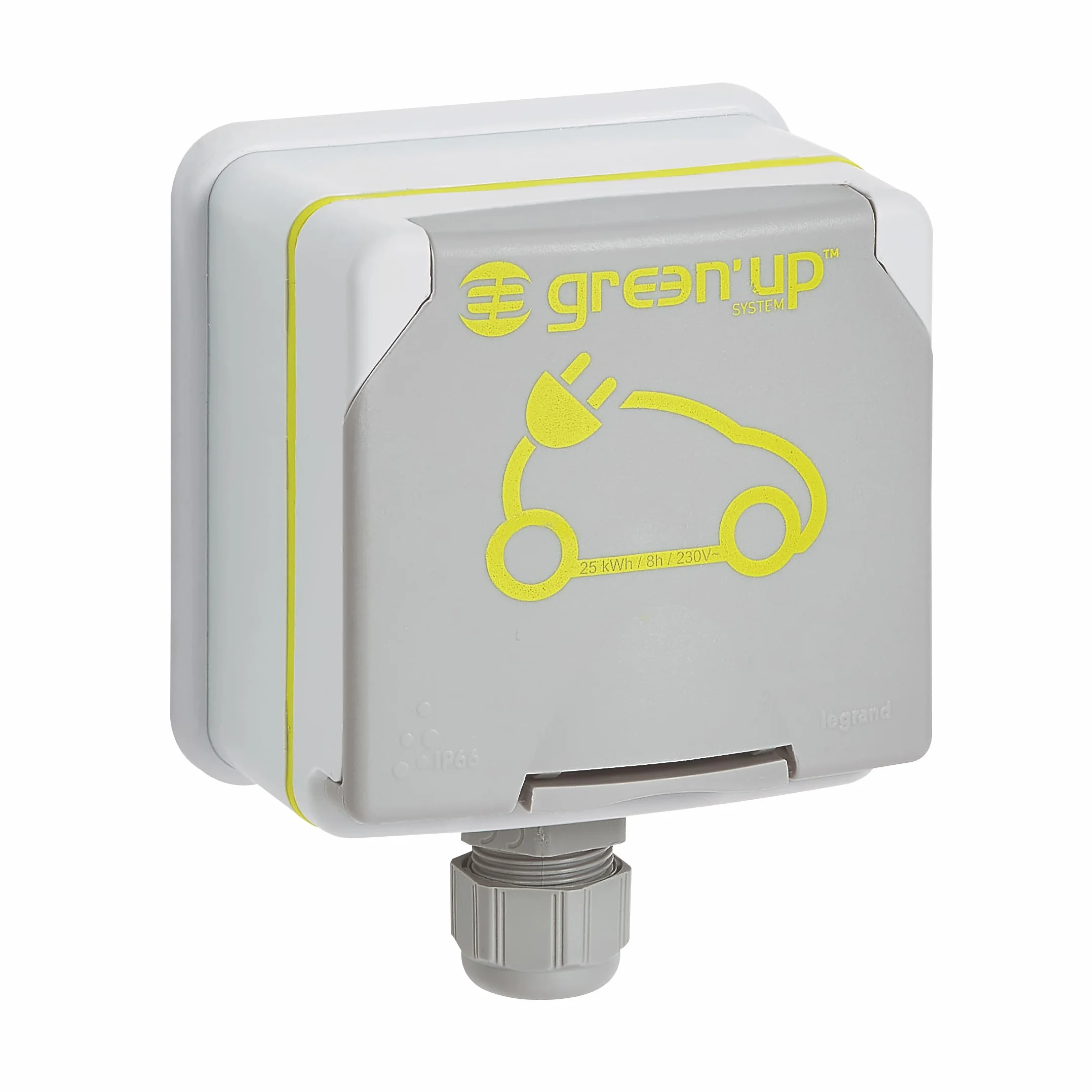 Legrand Prise Saillie Étanche Green'up Access Véhicule Électrique IP66 IK08 16A 230V