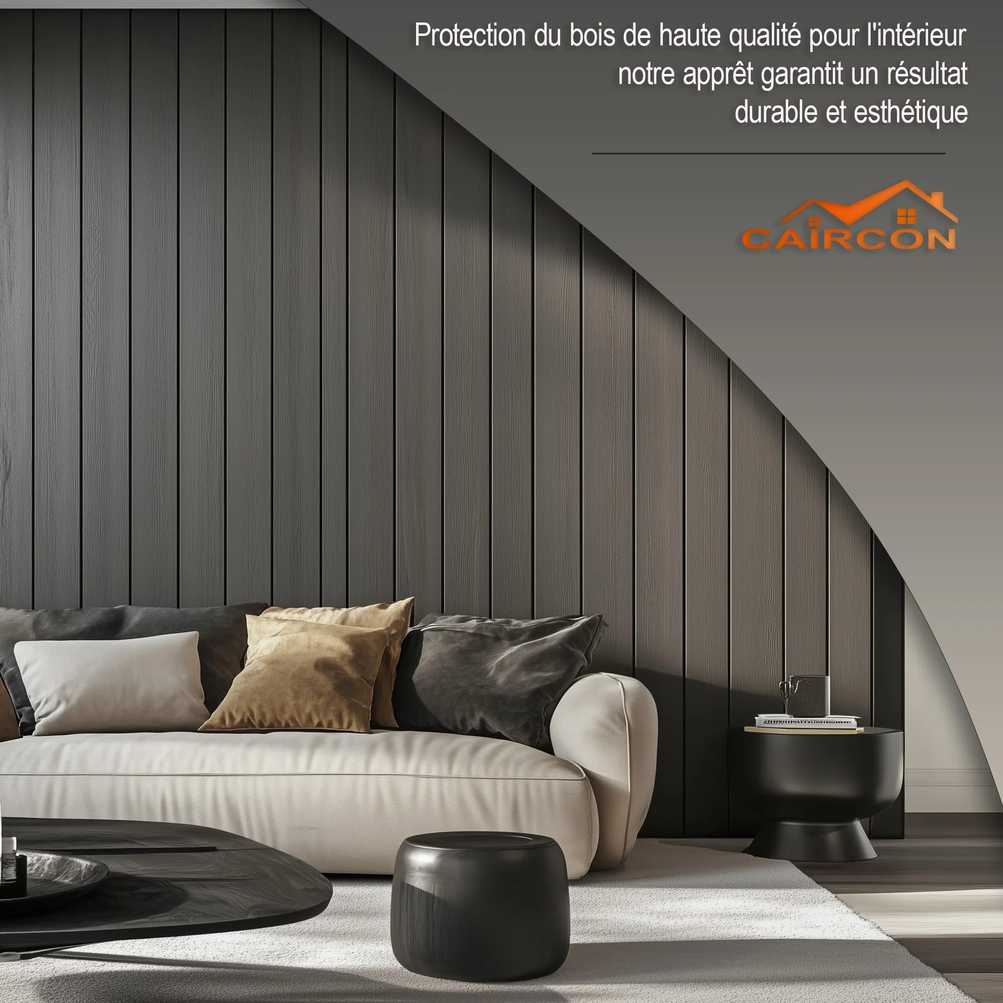 CAIRCON Primaire bois d'accrochage incolore extérieur intérieur 5L
