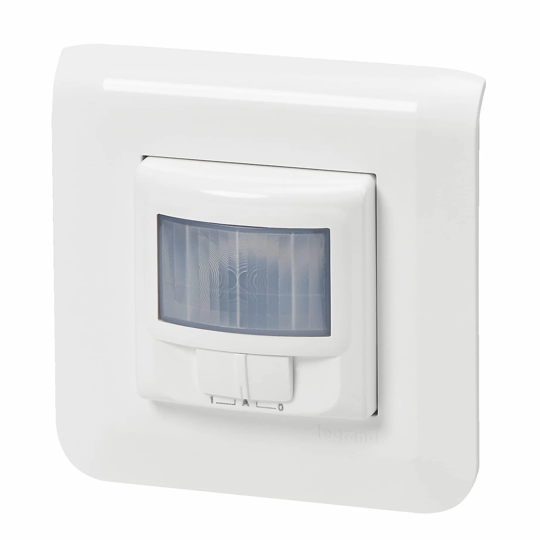 Legrand Interrupteur automatique Mosaic blanc complet avec plaque et fixation à griffes