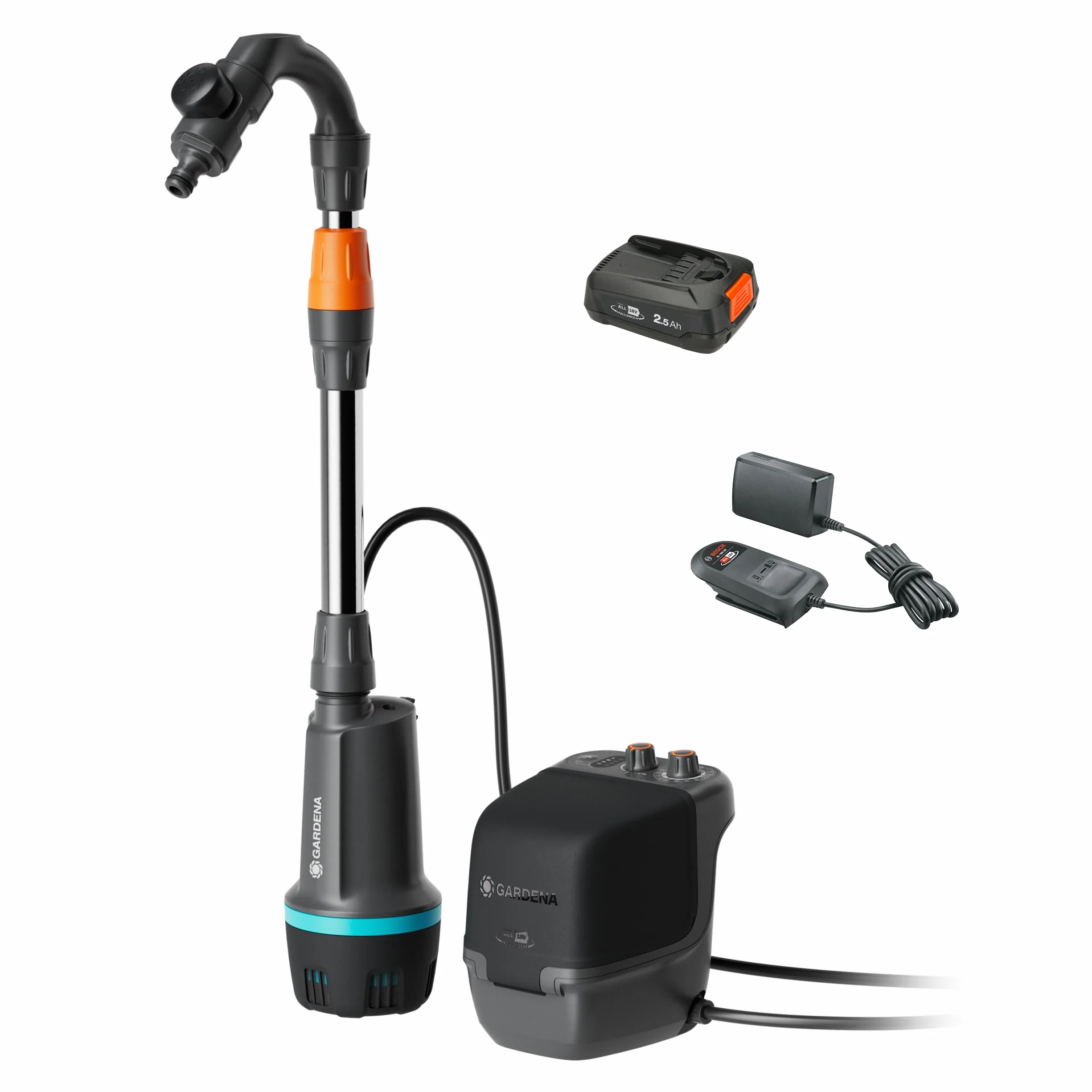 Gardena Pompe à eau automatique 18V P4A 2400 ComfortAutomatic Arrosage programmé