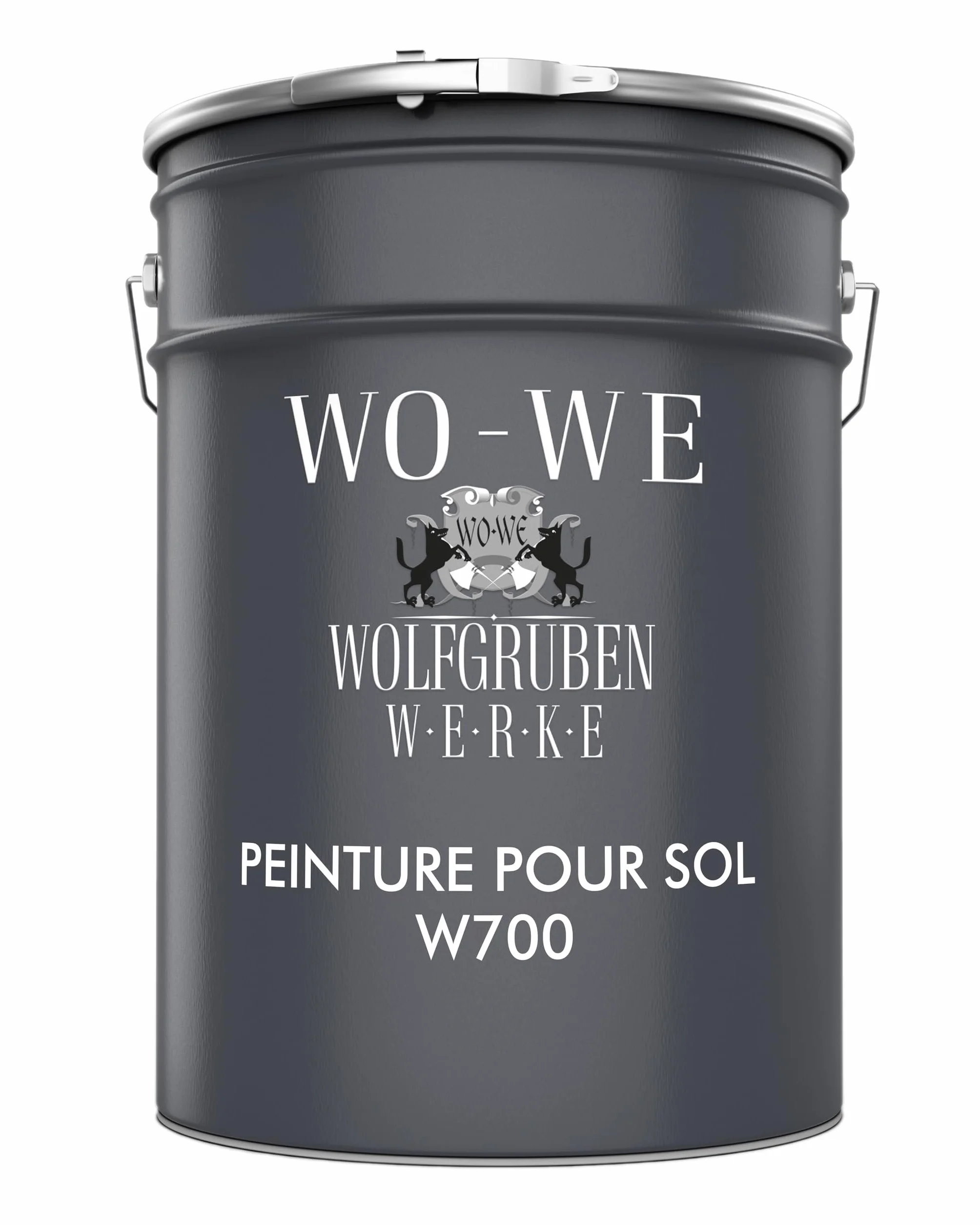 WO-WE Peinture Revêtement Sol Béton Ciment W700 RAL 1001 Beige 10L