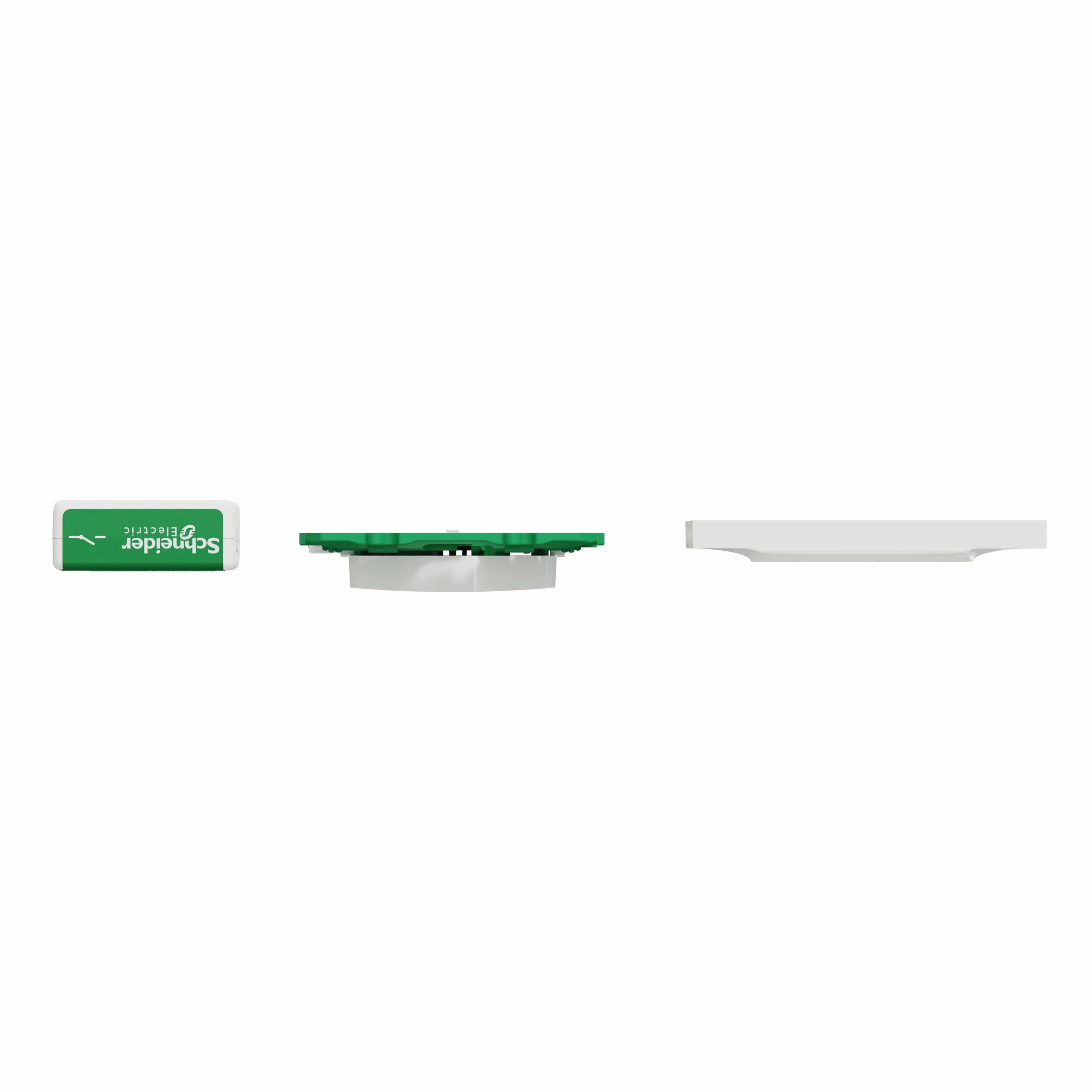 Schneider Electric Kit Odace SFSP actionneur micro interrupteur plaque style blanc