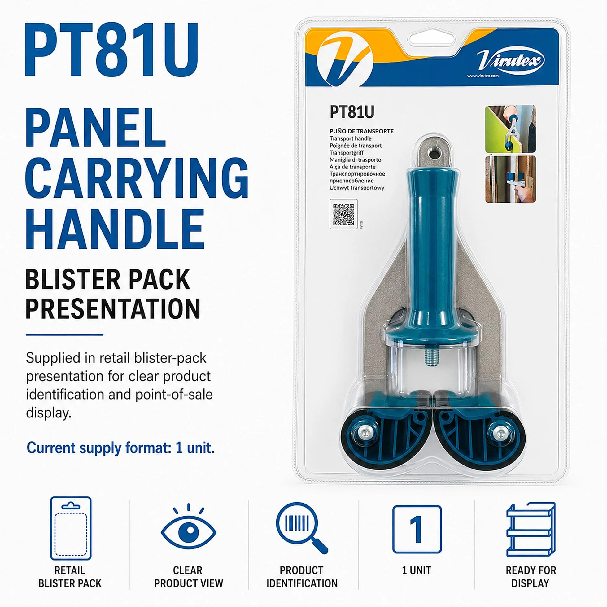 Virutex PT81U Transport Handle