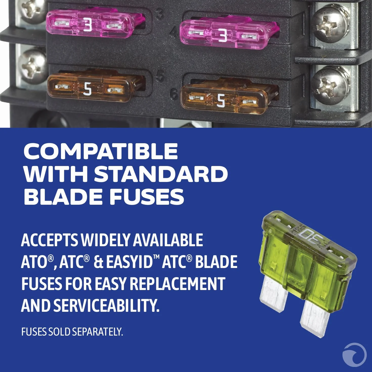 Blue Sea Systems St Blade Bloc Porte-fusibles