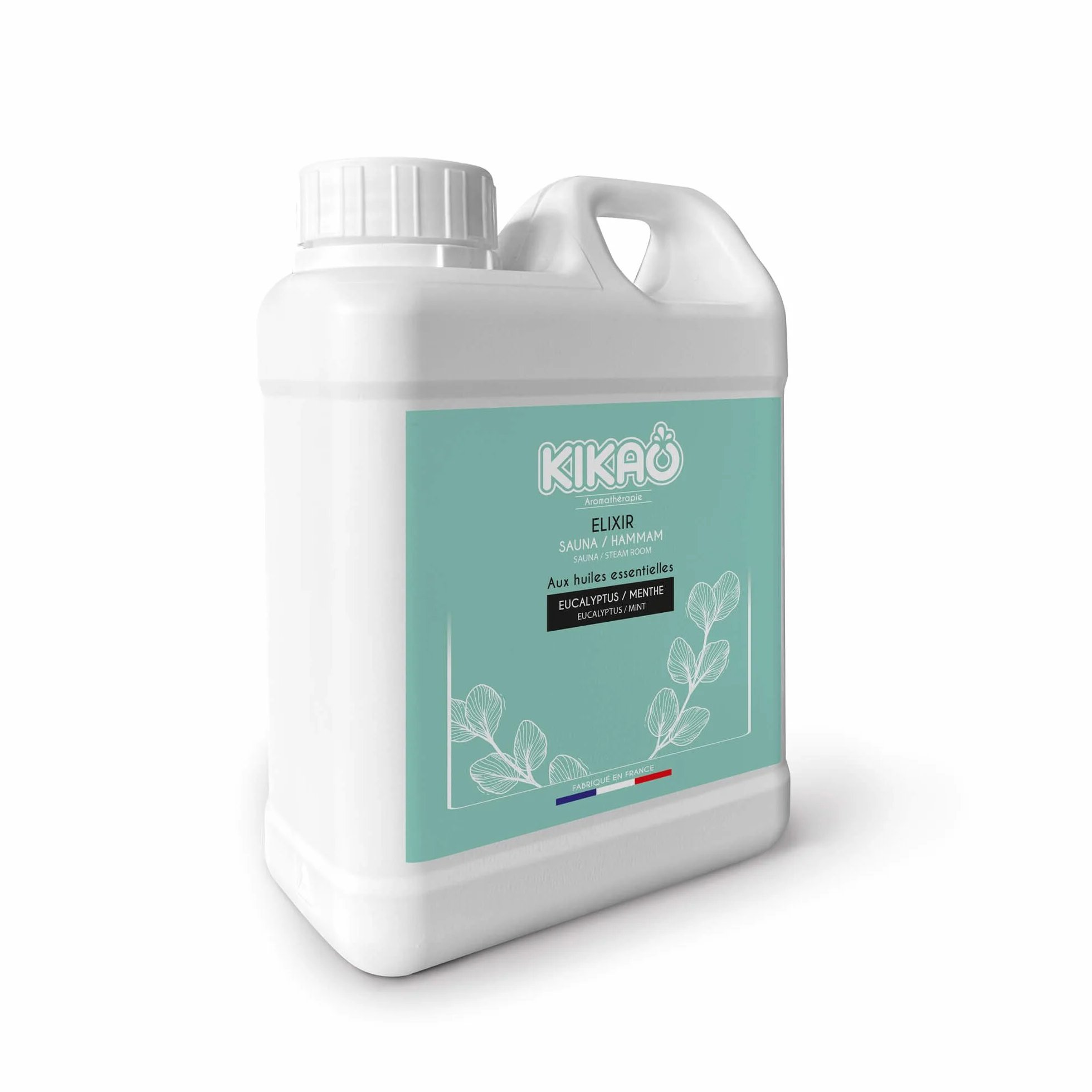 KIKAO Elixir Sauna & Hammam Eucalyptus/Menthe Aromathérapie 1 kg