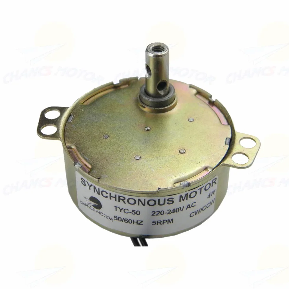 CHANCS TYC-50 Moteur Synchrone Platine 60HZ 5-6RPM 220V 7mm