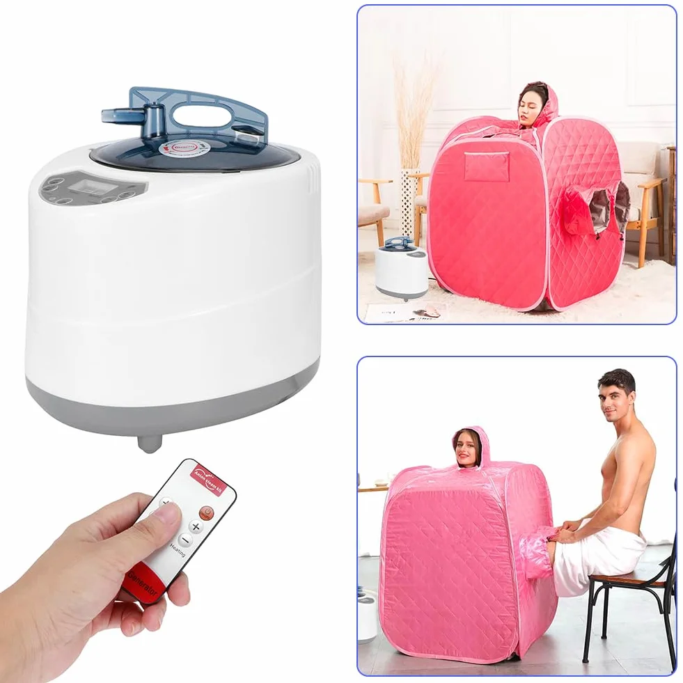 Générateur de Vapeur Portatif en Acier Inoxydable avec Télécommande Tactile pour Sauna