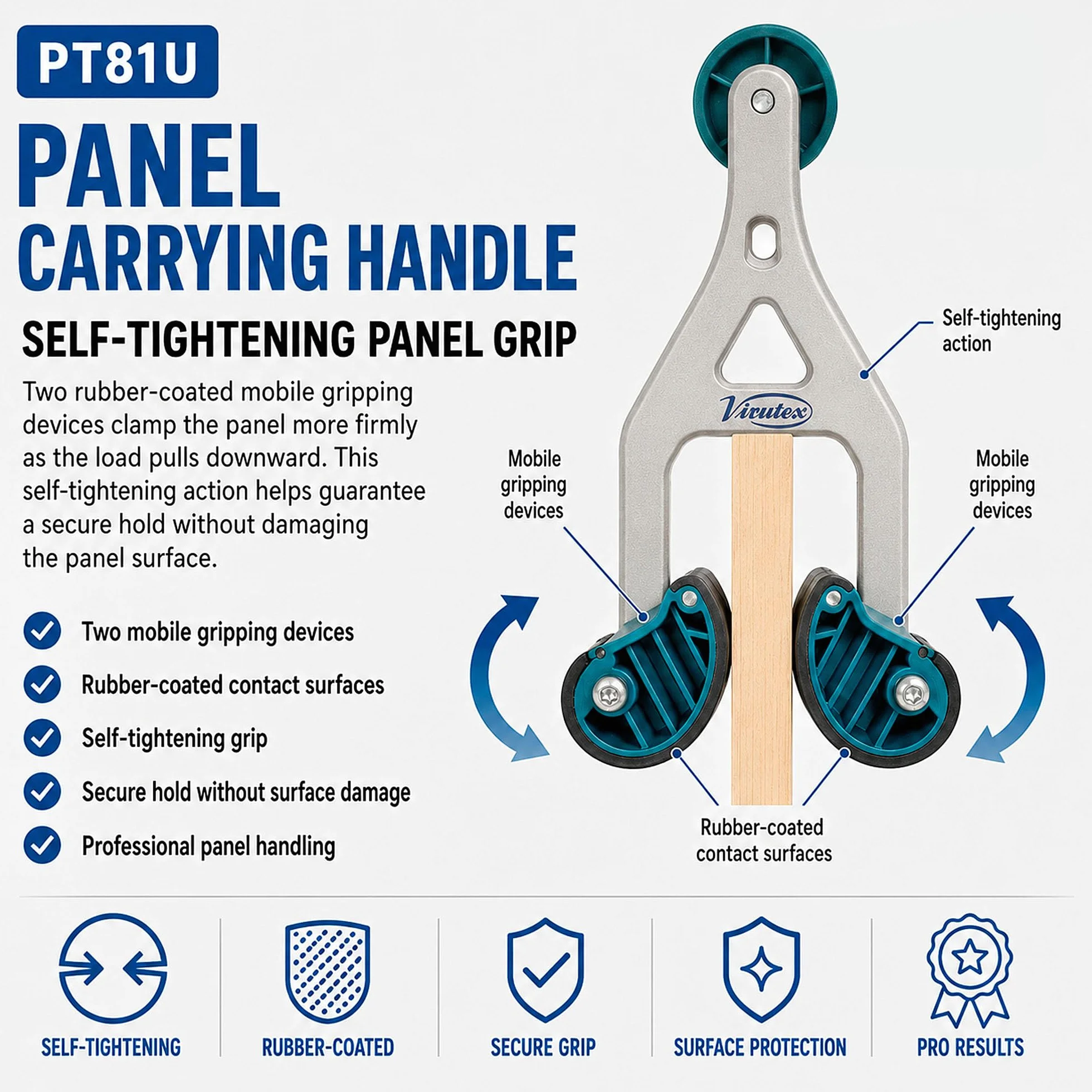 Virutex PT81U Transport Handle