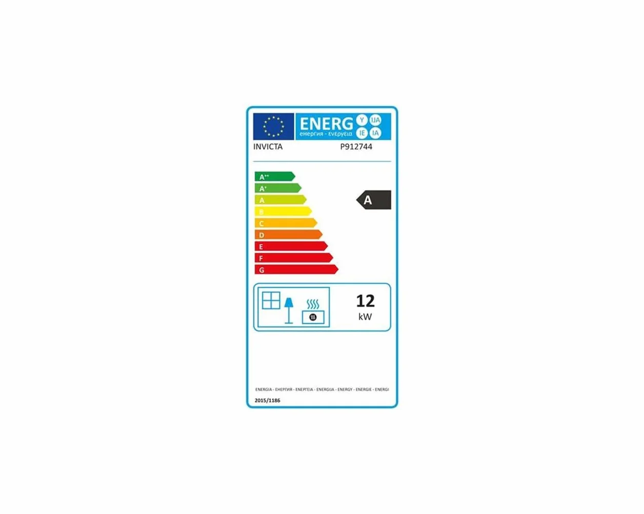 Poêle À Bois Fonte 12kw Anthracite