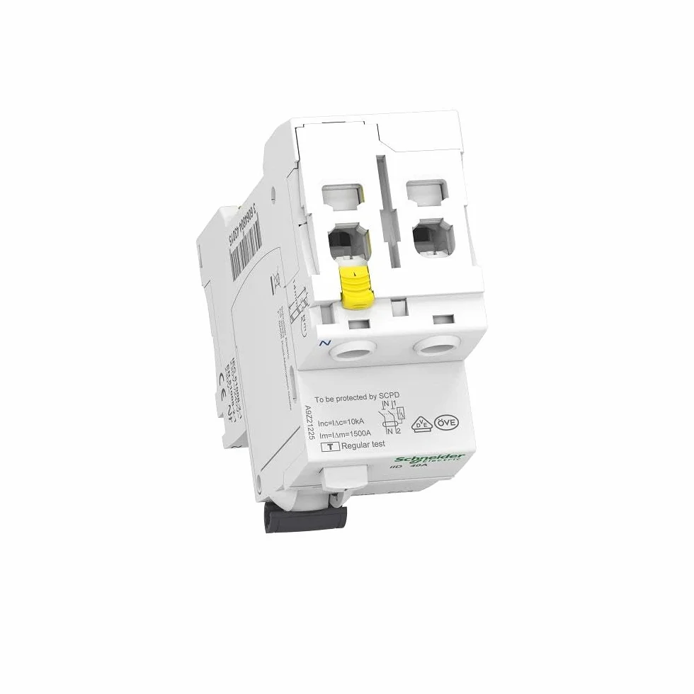 Schneider A9Z21225 Disjoncteur différentiel iID 2P 25A 30mA Type A Blanc
