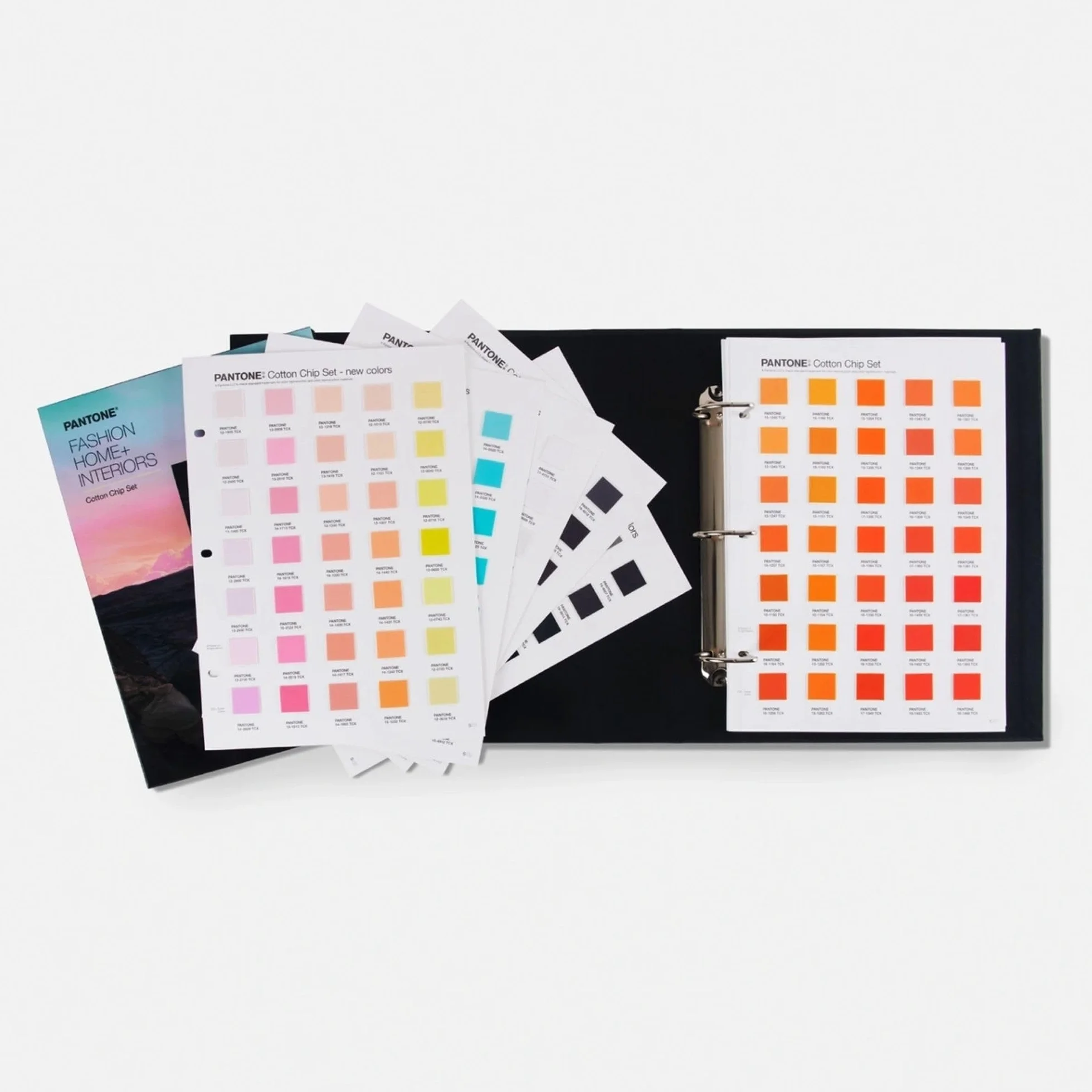 Pantone FHIC400C Cotton Chip Set - Portable Textile Communication Tool with Detachable Samples