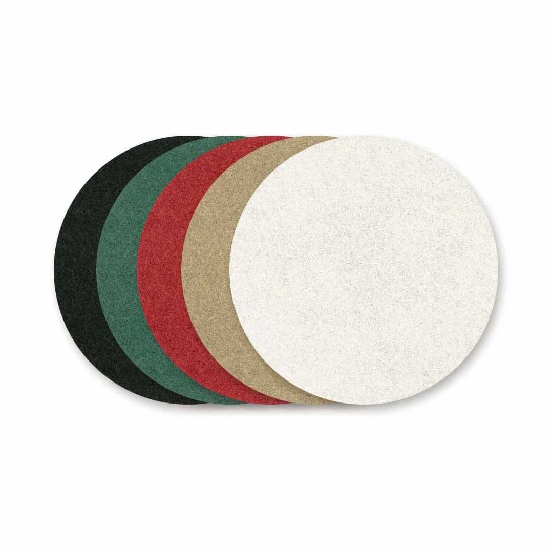 Disques Superpad 406 mm Vert Polyester Lot de 5 pour Monobrosses