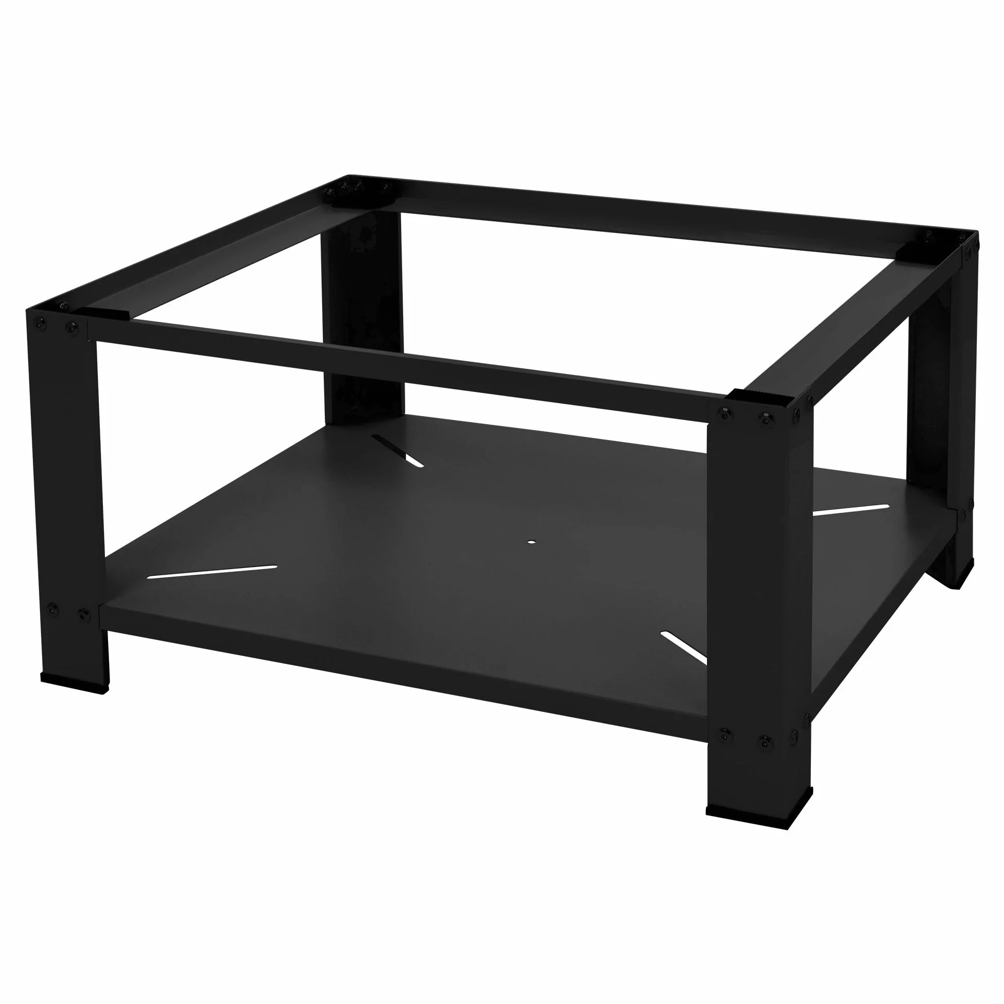 Socle pour Machine à Laver ML-Design Acier Noir 63x54 cm 150 kg Support Lave-Linge Pieds Antidérapants