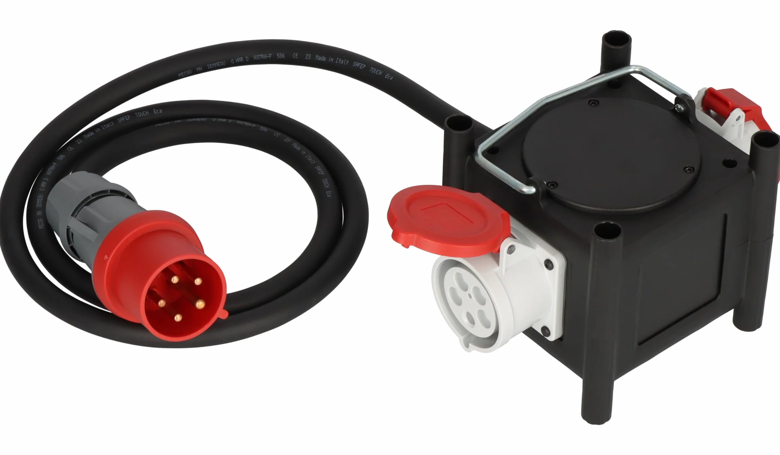 Brennenstuhl Distributeur de Courant Compact en Caoutchouc 2m CEE 400V/32A