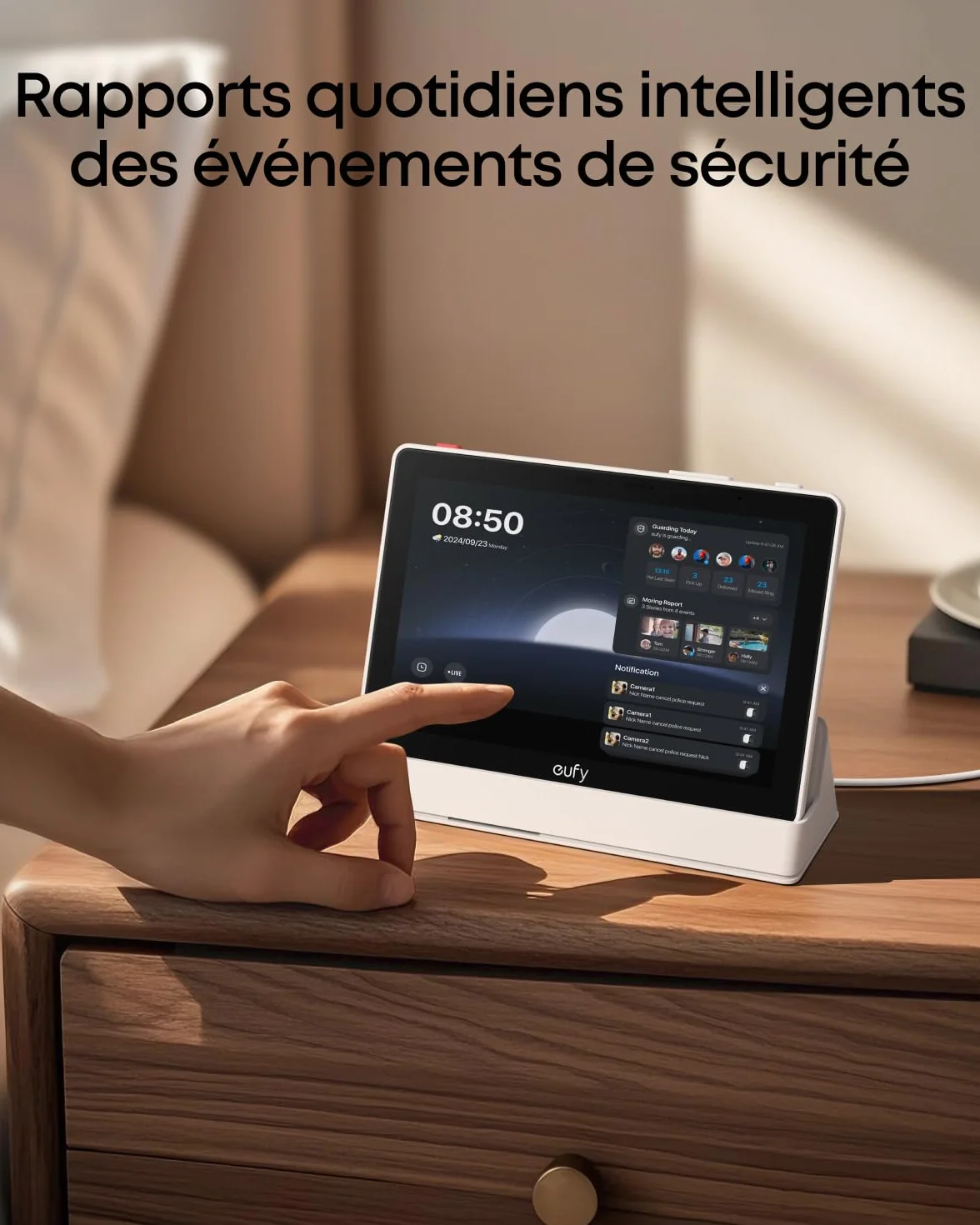 eufy Smart Display E10 Edge Security Center Stockage Local 16 To Cryptage Militaire