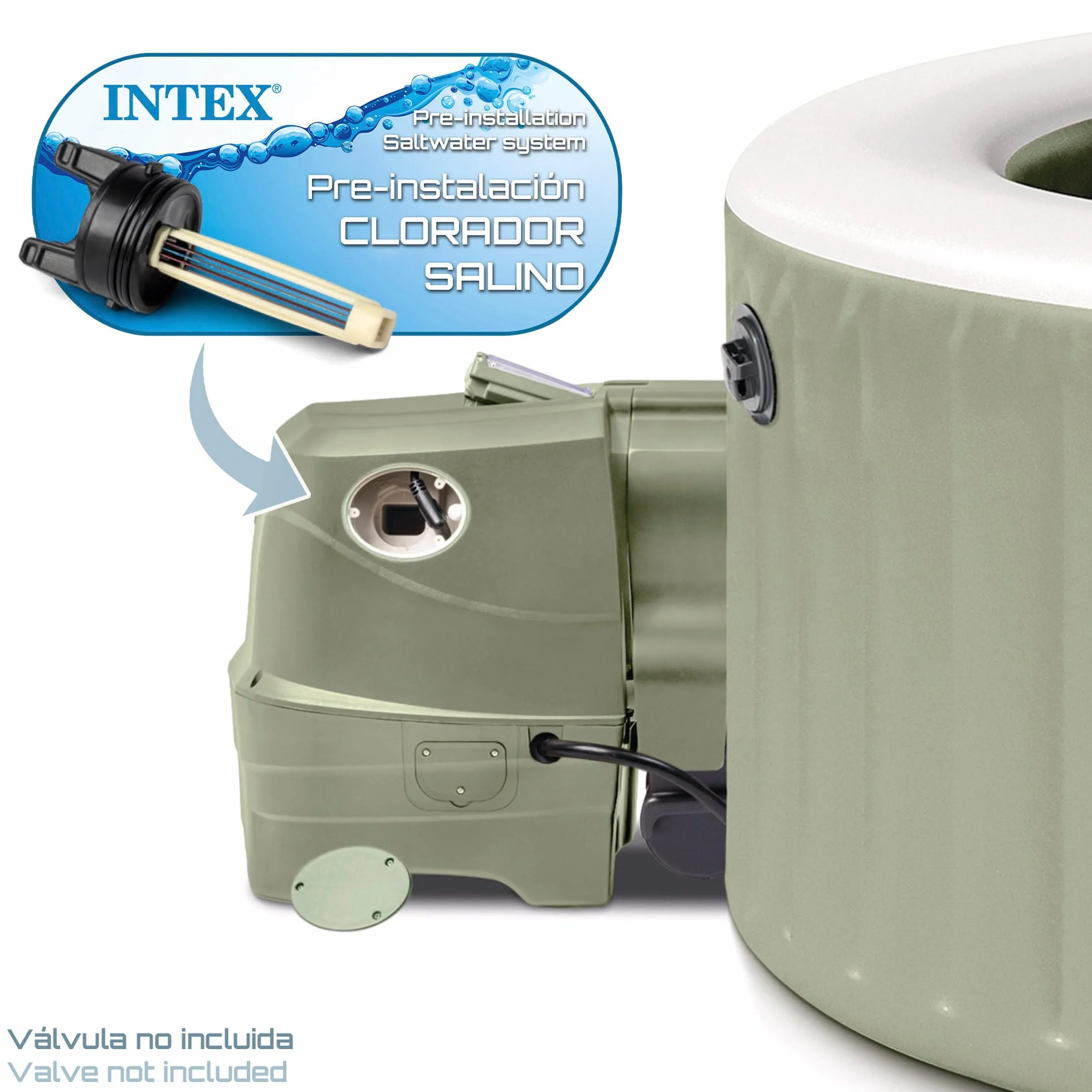 Intex PureSpa Olive 6 Places 28428NP
