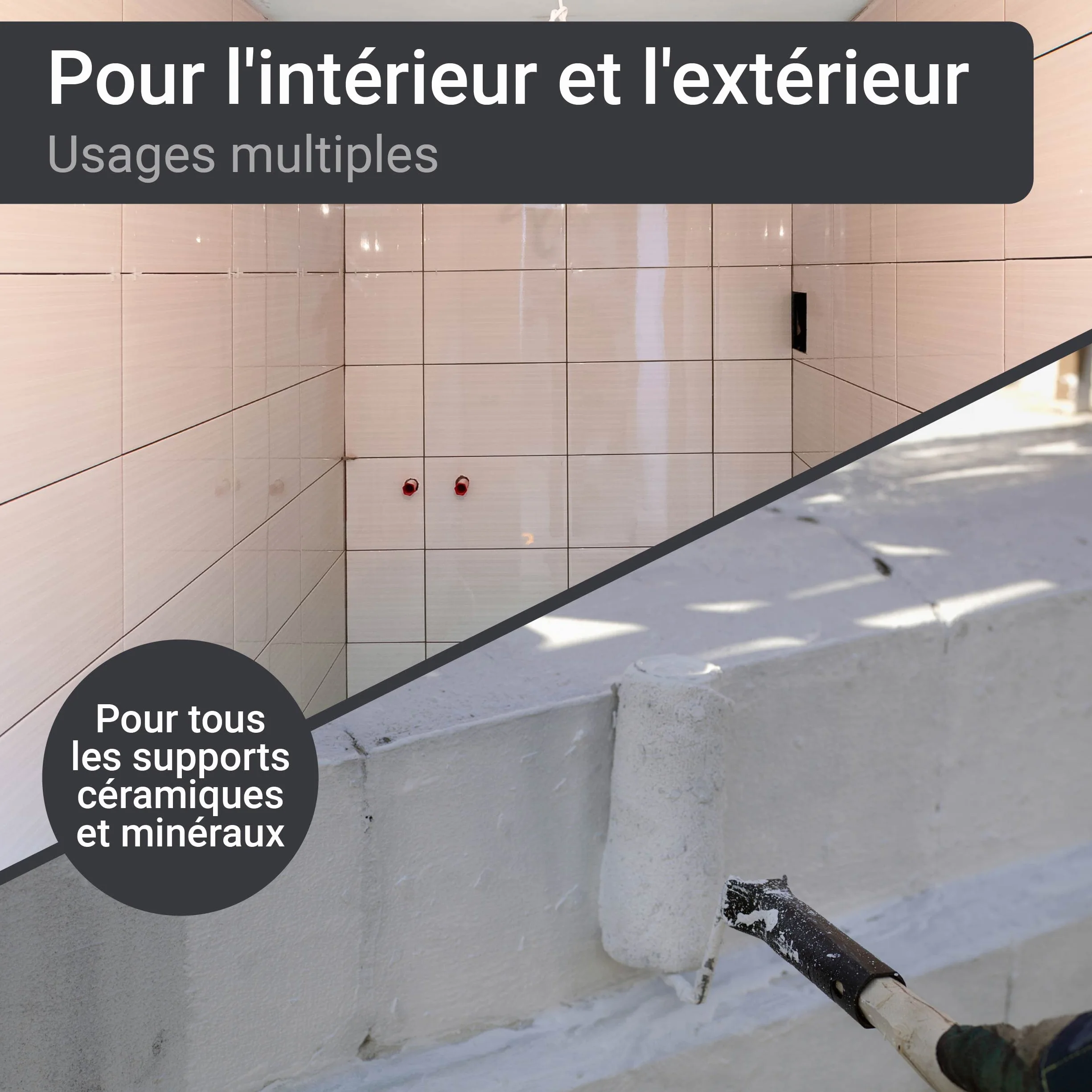 WO-WE Primaire carrelage sol extérieur intérieur haut accrochage W708-2,5KG