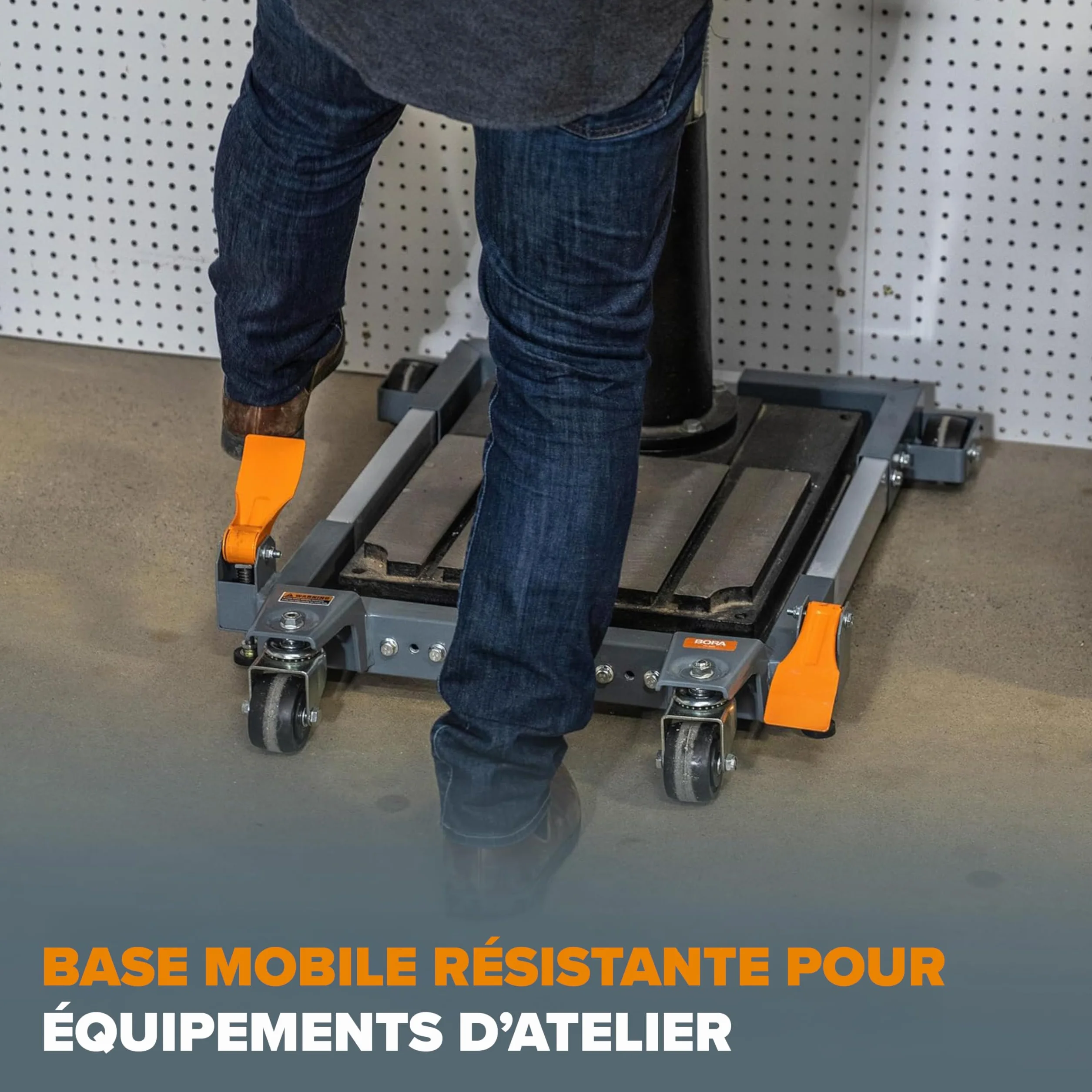 Bora PM-3500 Base Mobile Universelle à Roulettes 680 kg Atelier Outils Électriques