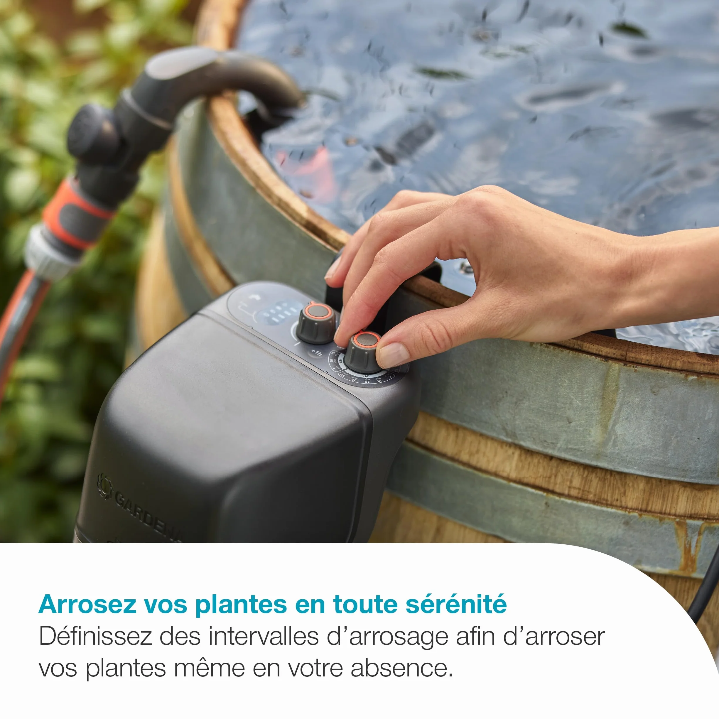 Gardena Pompe à eau automatique 18V P4A 2400 ComfortAutomatic Arrosage programmé