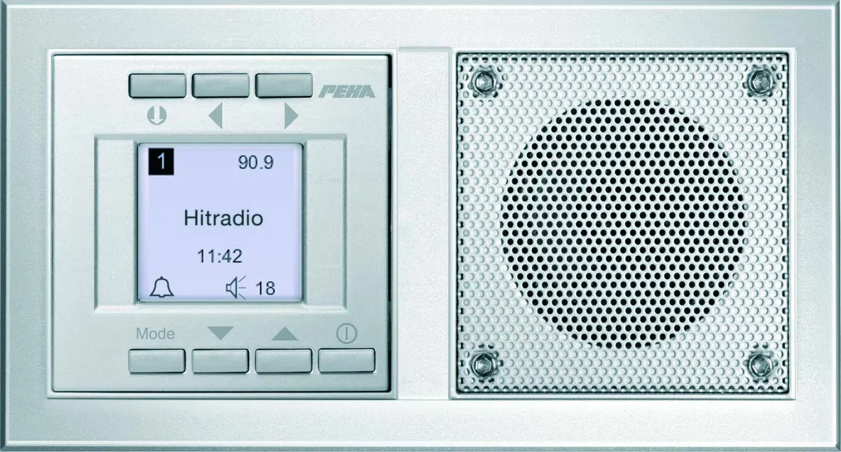 Honeywell Radio encastrée aluminium D 20.485.02 RADIO