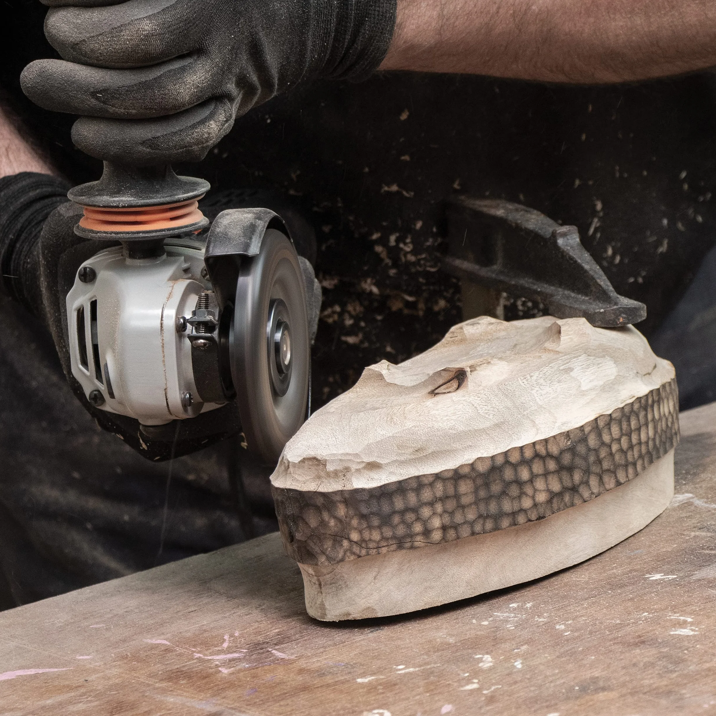 ARBORTECH TURBOPlane™ Lame 100mm Disque de sculpture sur bois en carbure de tungstène pour meuleuse d'angle