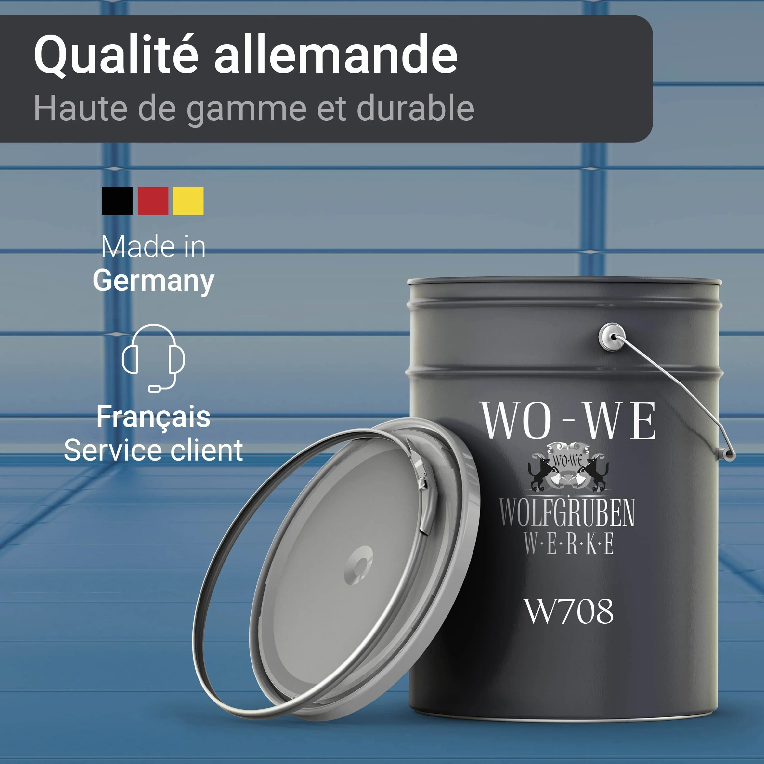 WO-WE Primaire carrelage sol extérieur intérieur haut accrochage W708-2,5KG