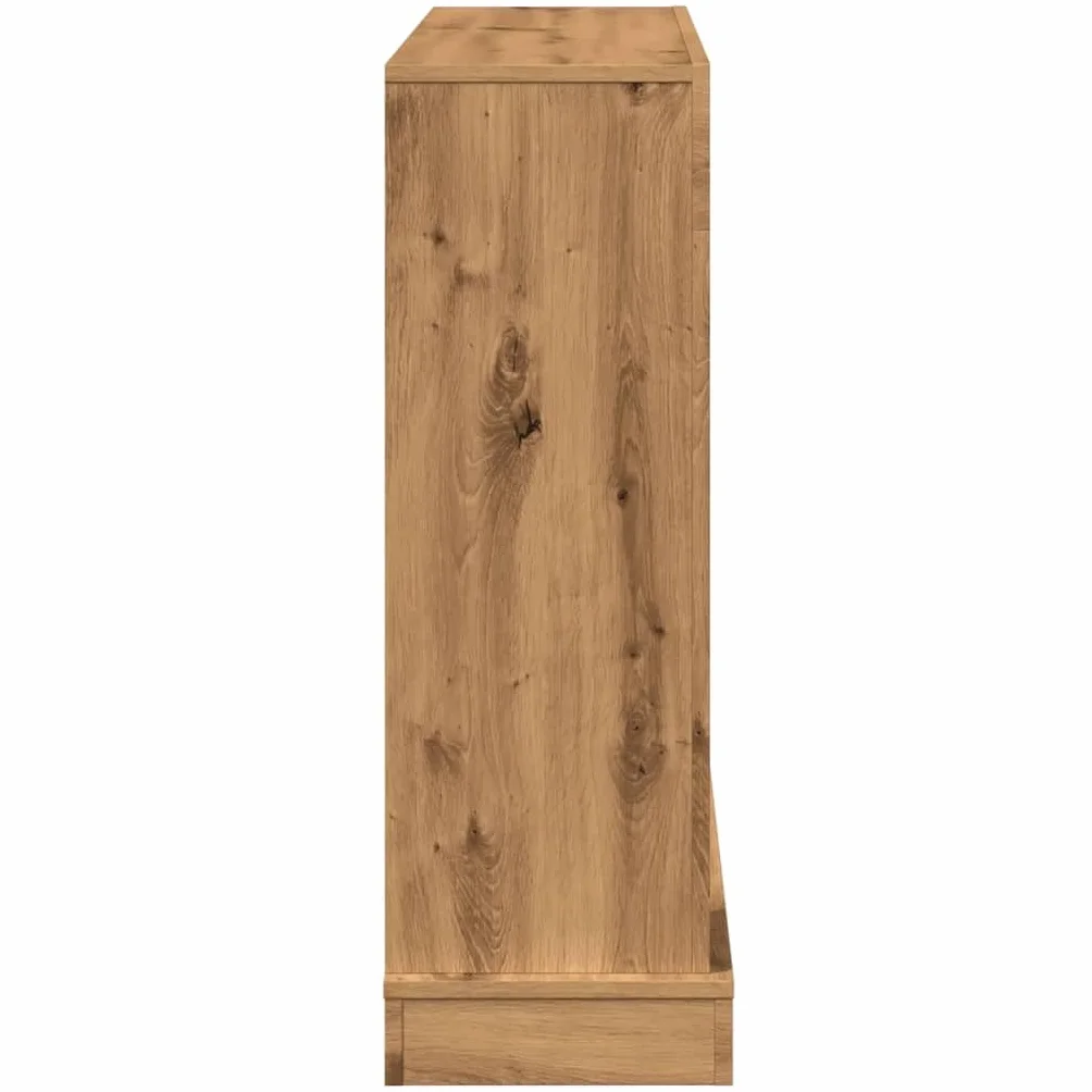 vidaXL Cadre de cheminée chêne Artisanal 100x30x87,5cm Bois ingénierie