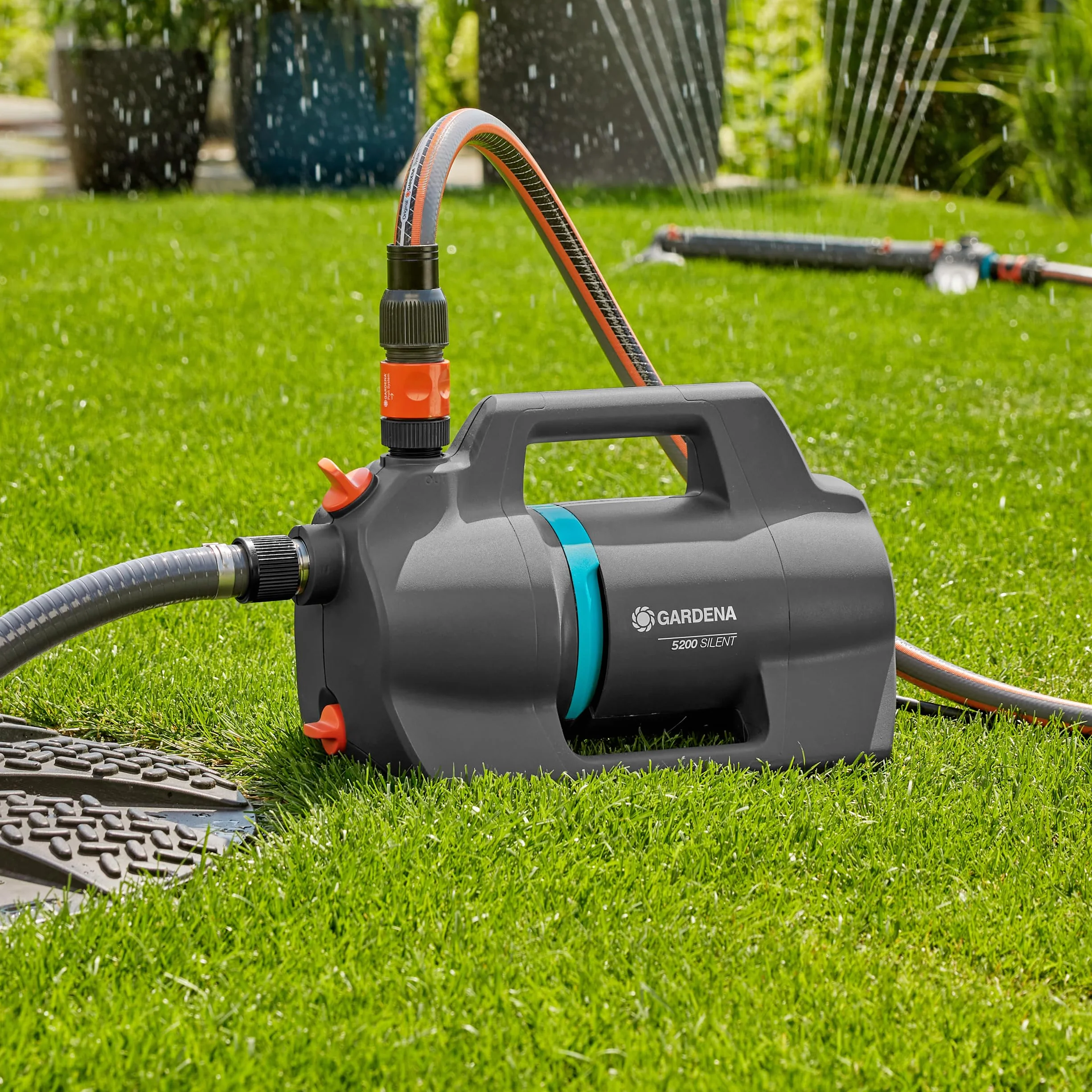GARDENA Pompe de jardin 5200 Silent débit 26% consommation énergie silencieux