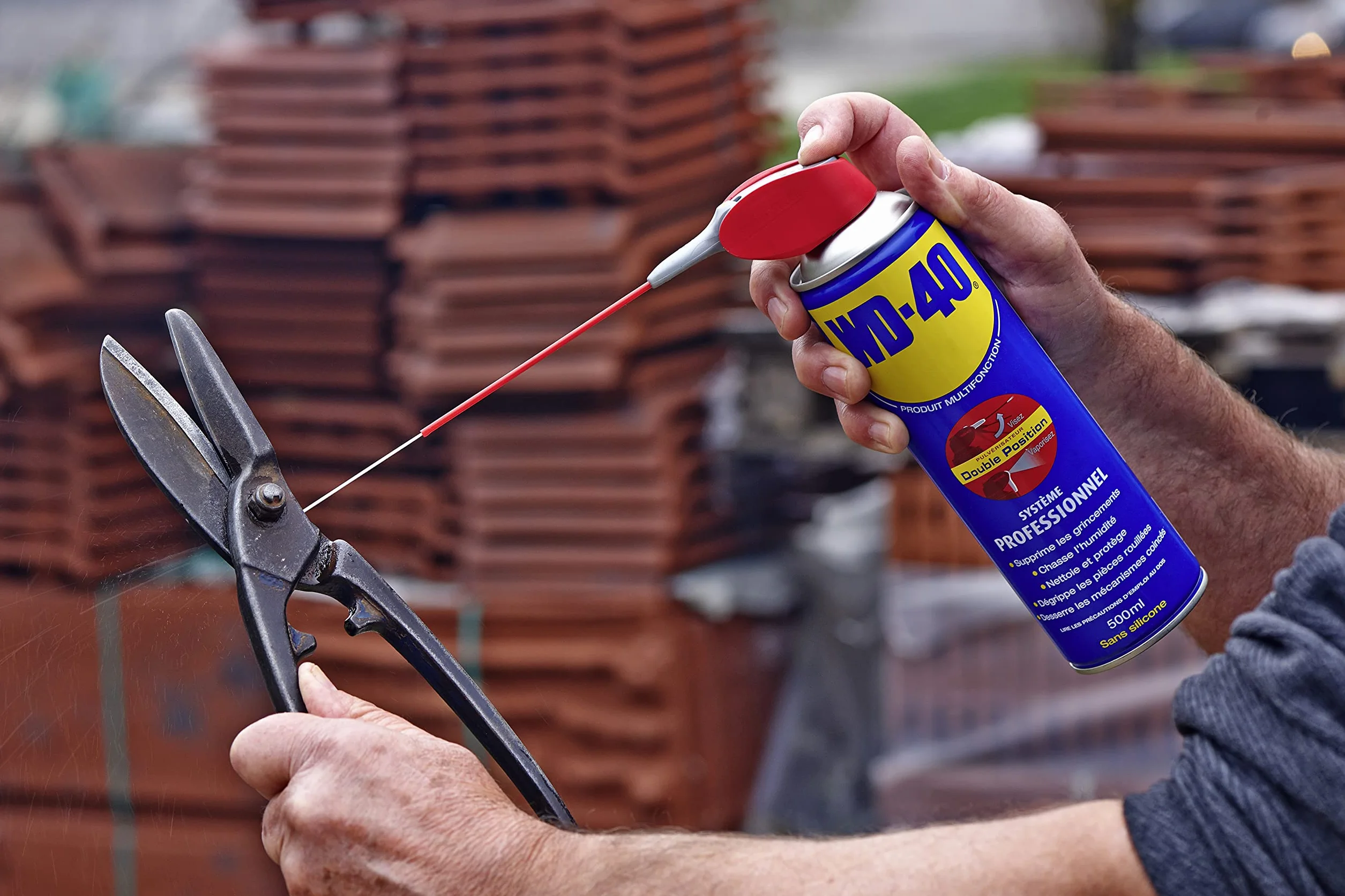 WD-40 Spray Multifonction Double Position Sans Silicone Non Conducteur