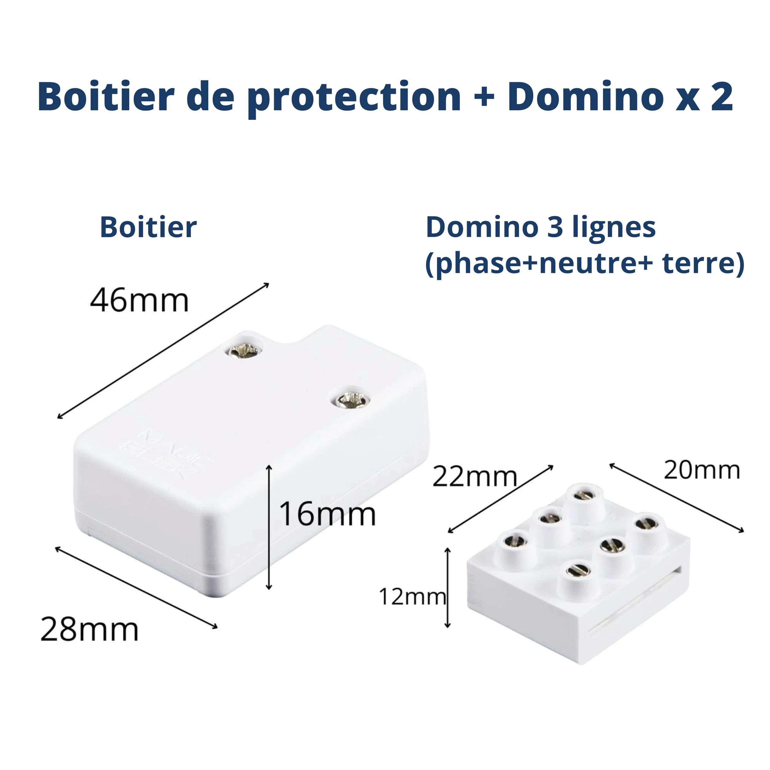 Câble électrique invisible ultra plat 5M 230V/16A 3 lignes