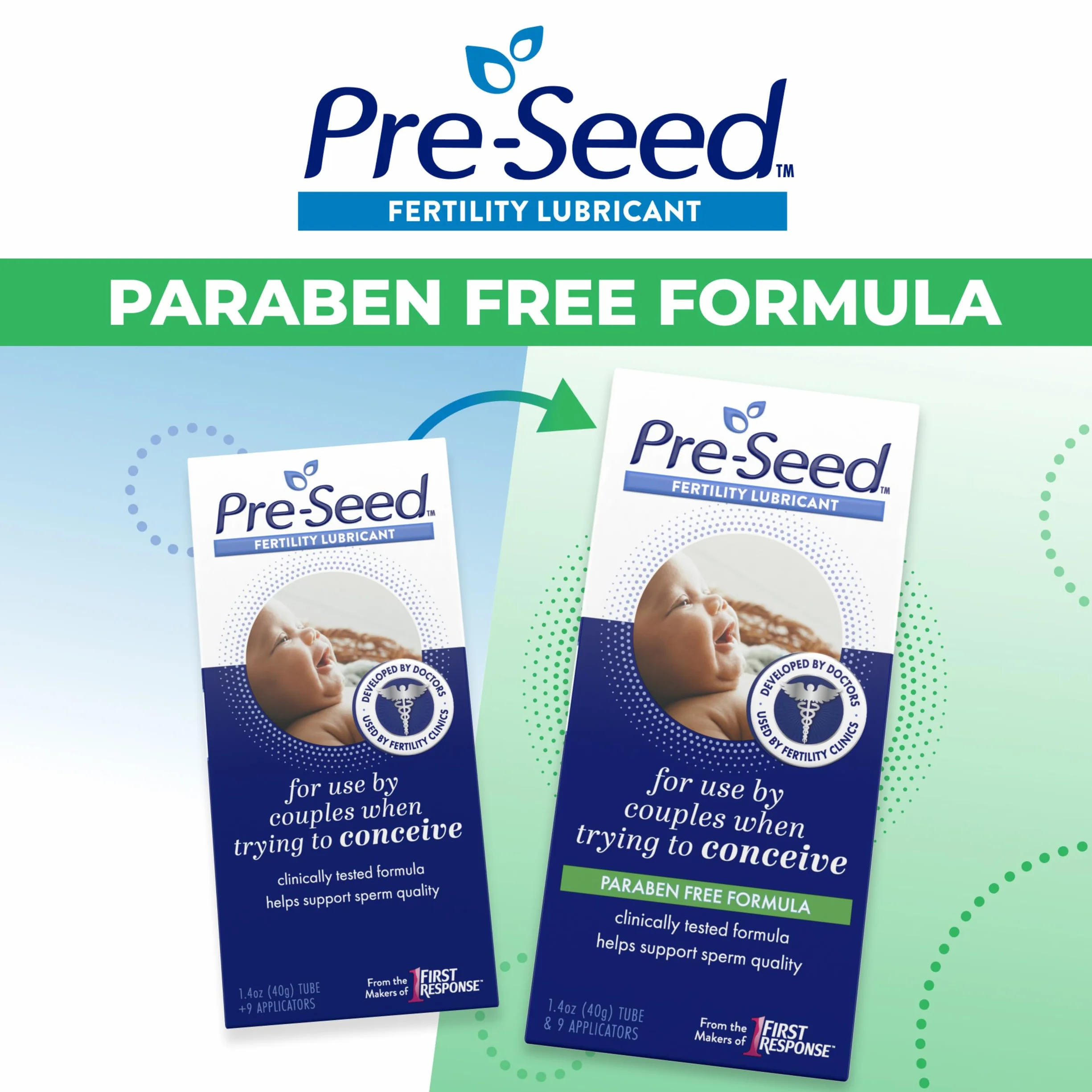 Babystart Pre-Seed Lubrifiant vaginal Tube 40g 9 applicateurs