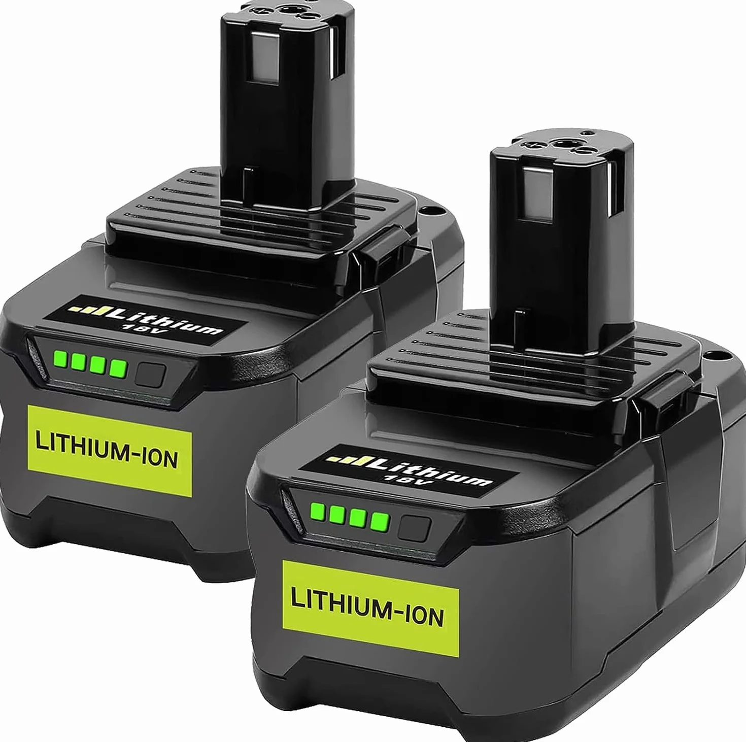 KUNLUN 5,5Ah Li-ION Batterie de Remplacement pour Ryobi 18V One+