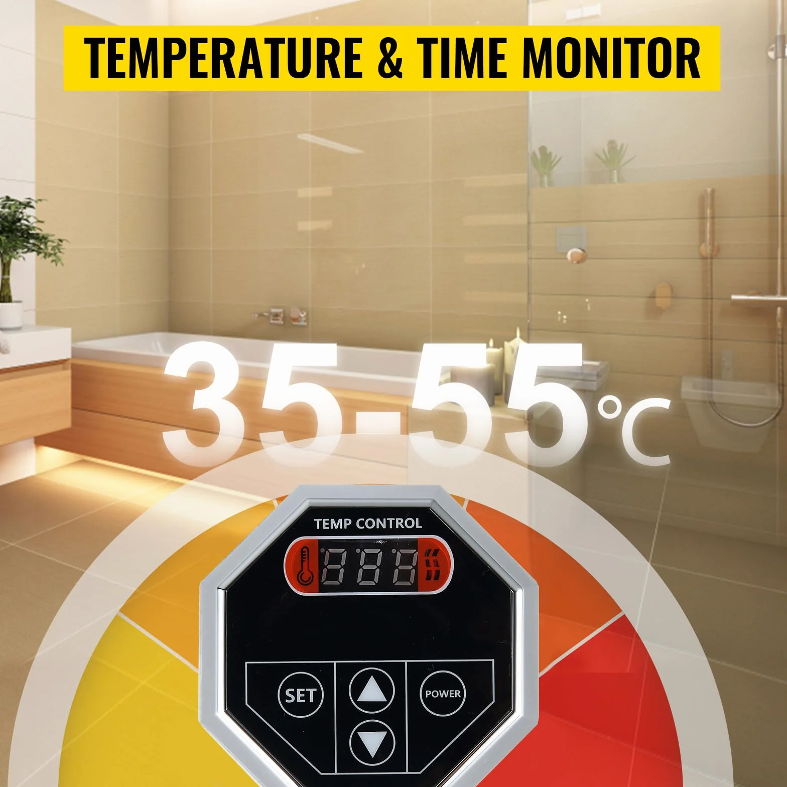 Générateur de vapeur 6 kW pour sauna avec contrôleur numérique