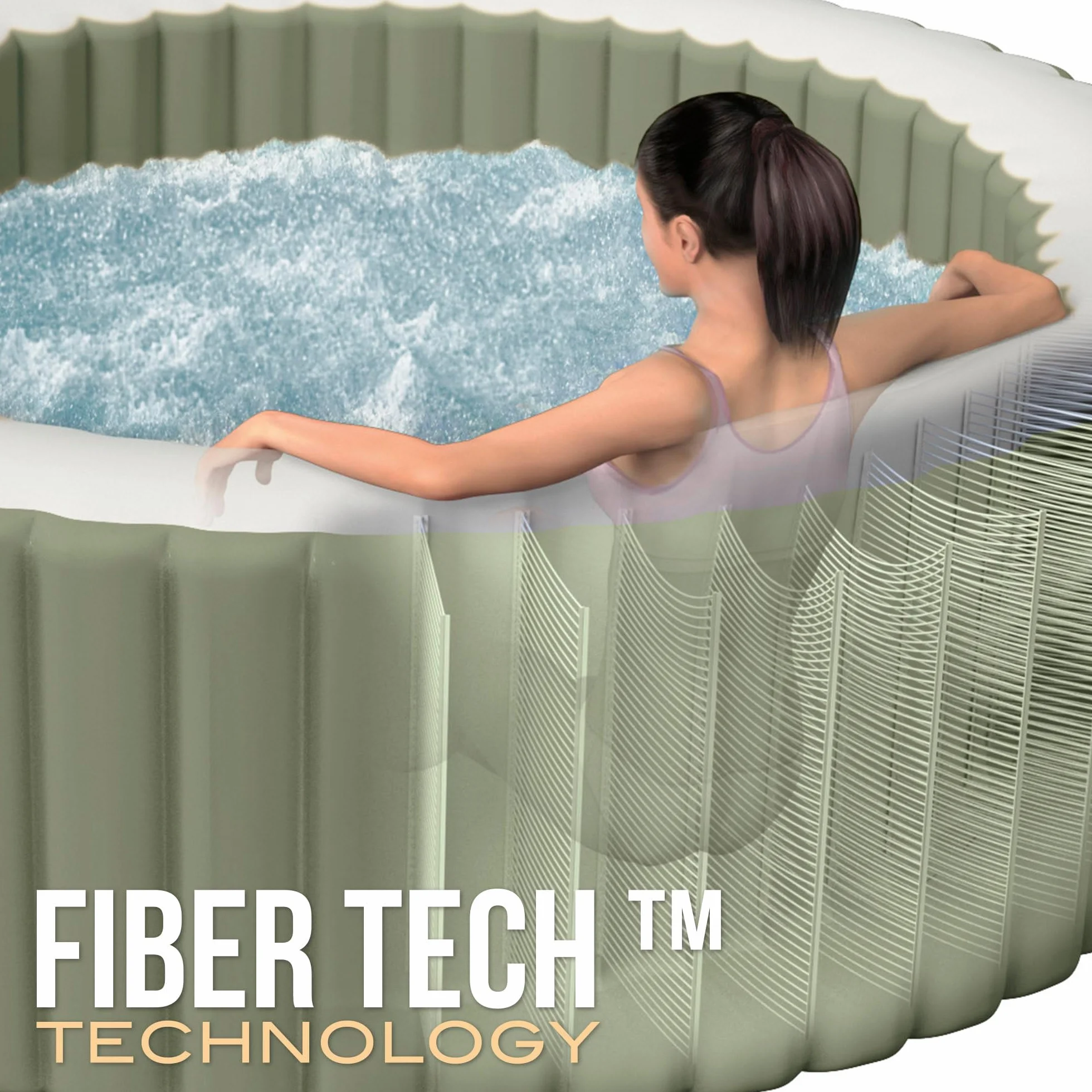 Intex PureSpa Olive 6 Places 28428NP