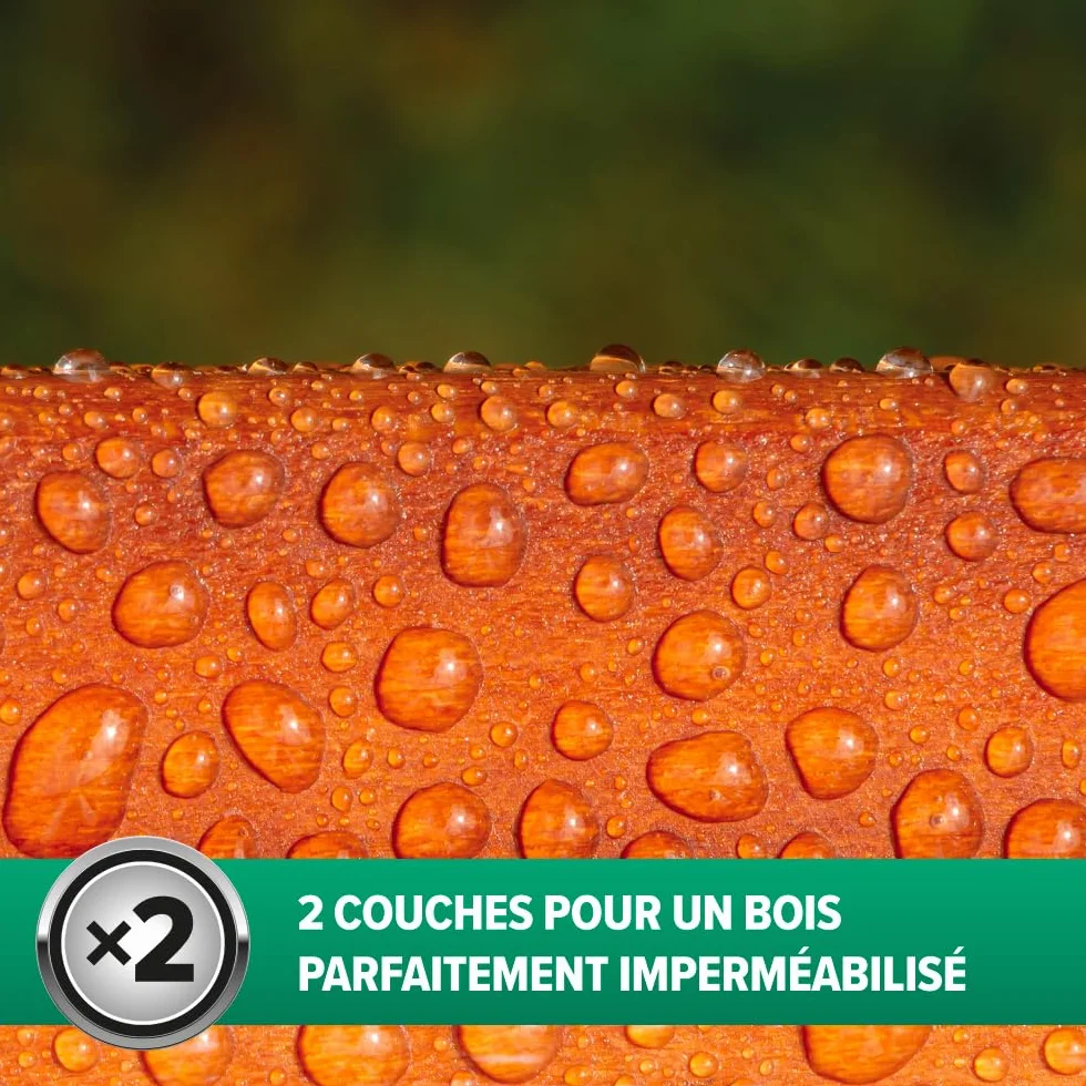 Roxil Liquide Imperméabilisant pour Bois 5 litres Protection Hydrofuge Extérieur Incolore 25m2