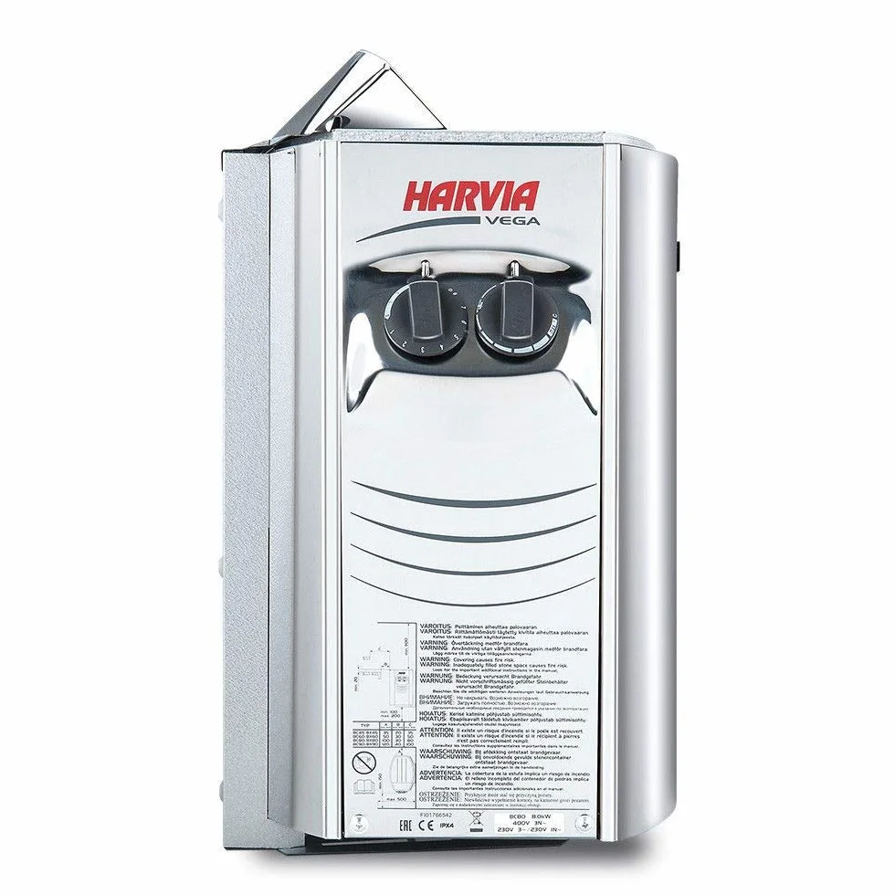 Harvia Vega Poêle Électrique Sauna 6,0 kW BC60 400 V 3N 240 V 1N 5-8 m³