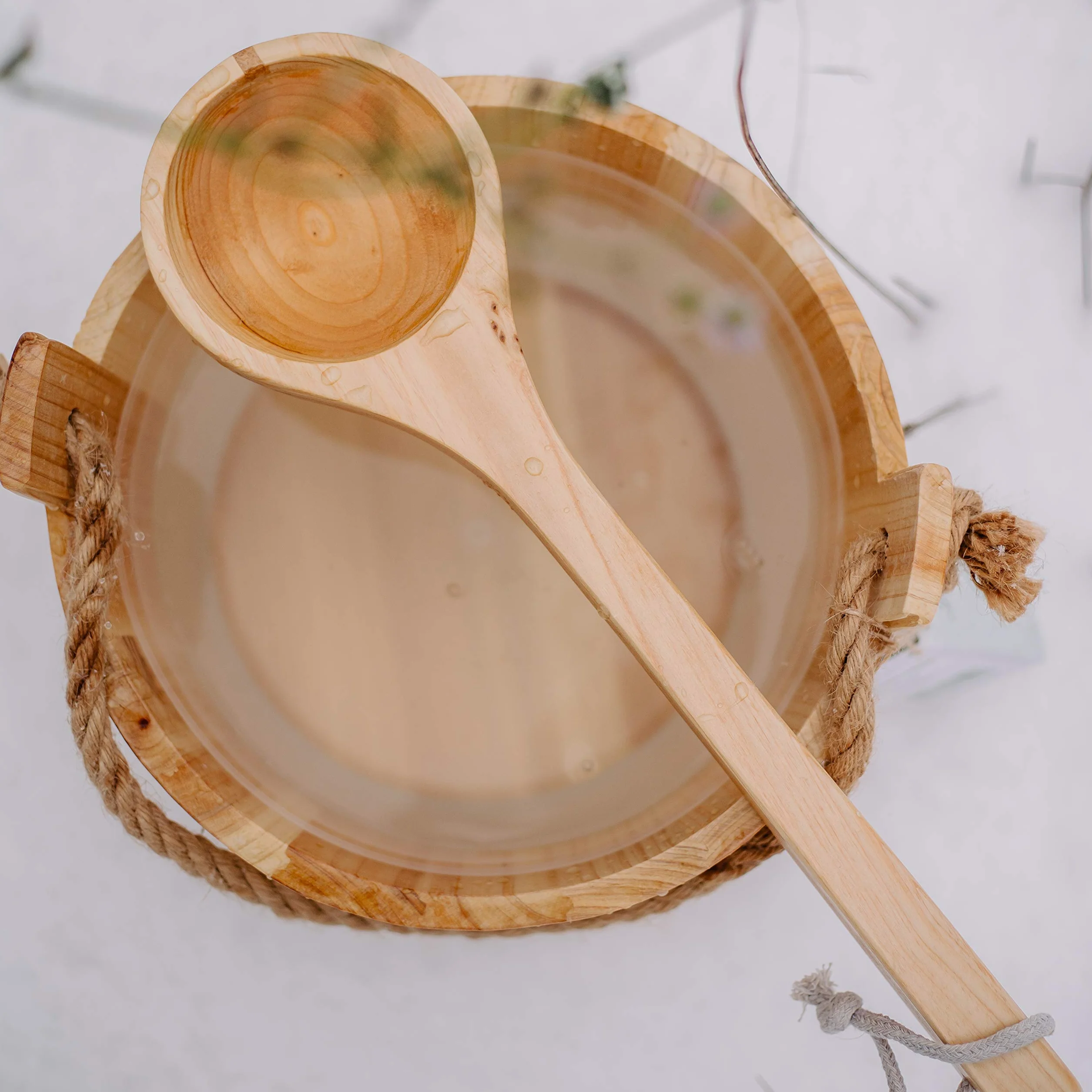 Croll & Denecke Seau en bois pour sauna Diamètre 28 cm