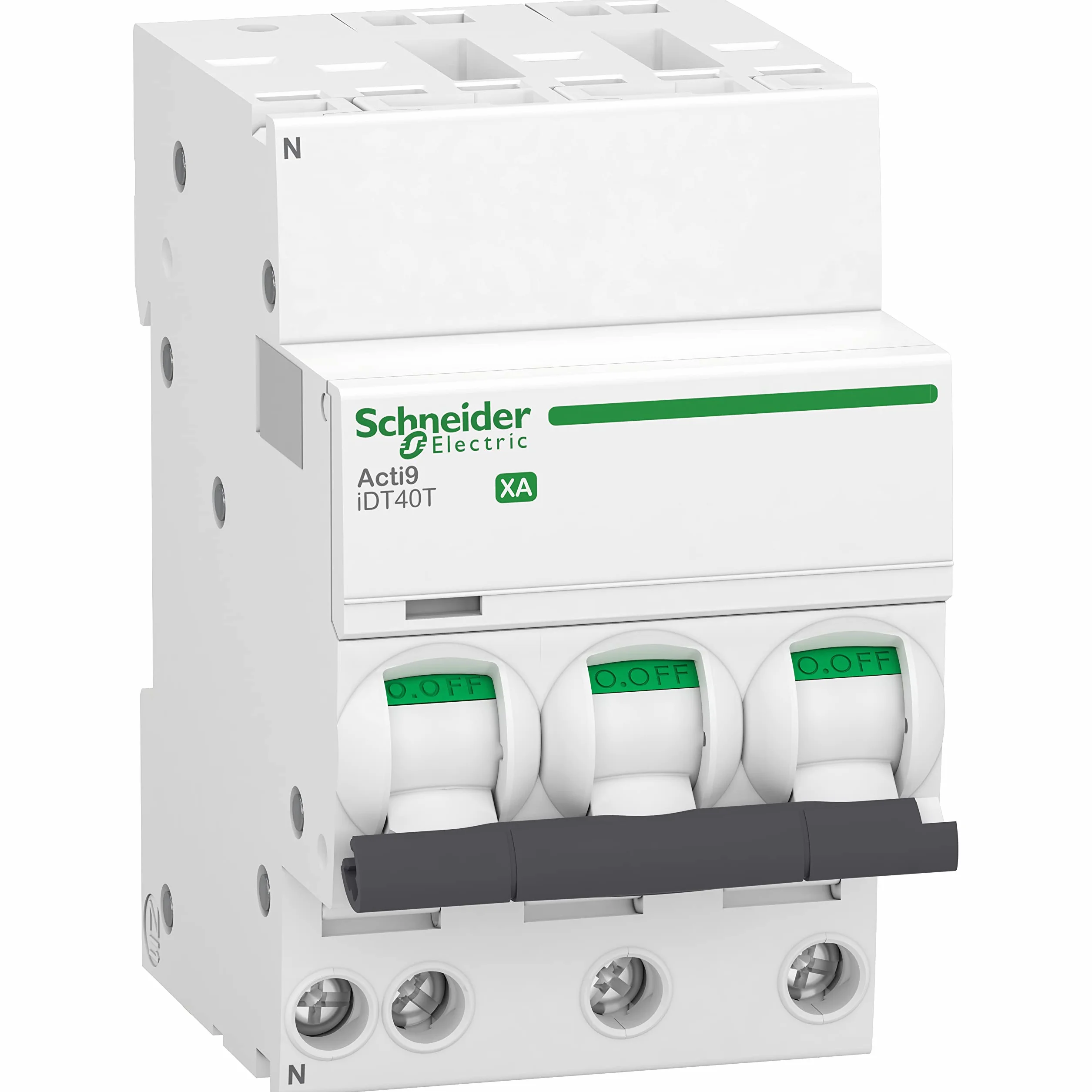 Schneider Electric Acti9 iDT40T XA disjoncteur modulaire 3P+N 16A courbe C 6kA A9PA2716